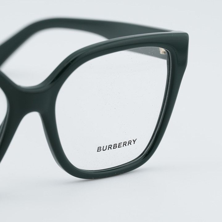 Burberry Burberry BE2443 4203 Eyeglasses Green 53mm Square Frame Size ONE SIZE - 6 Thumbnail