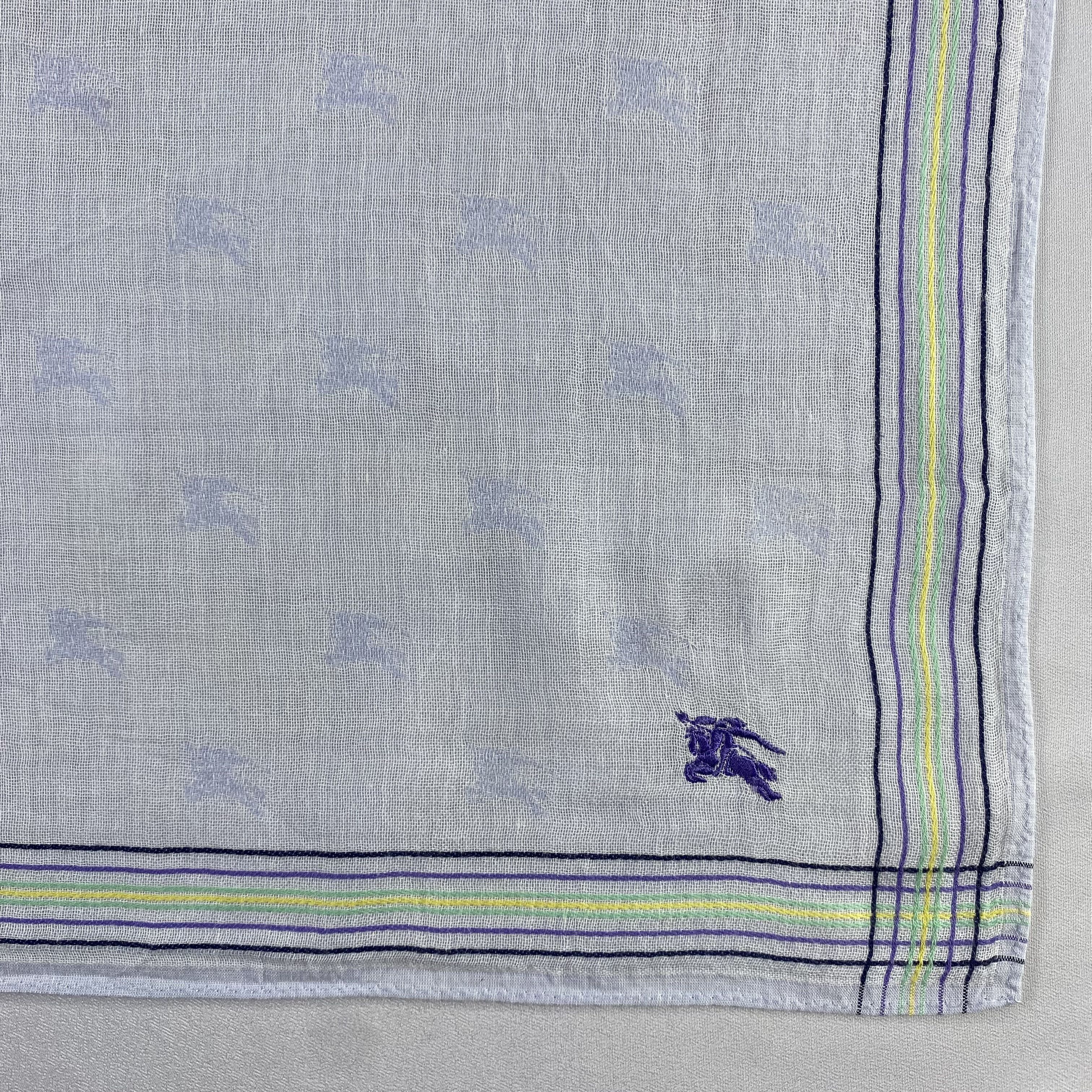 Burberry × Vintage Burberry Handkerchief / Neckerchief / Bandana-P1829 Size ONE SIZE - 3 Thumbnail