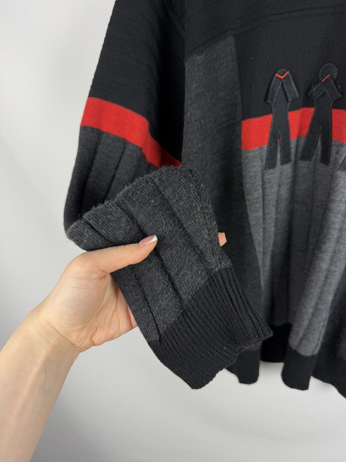 Carlo Colucci Carlo Colucci Vintage Men’s Wool Knitted Sweater Pullover Size US XL / EU 56 / 4 - 10 Thumbnail