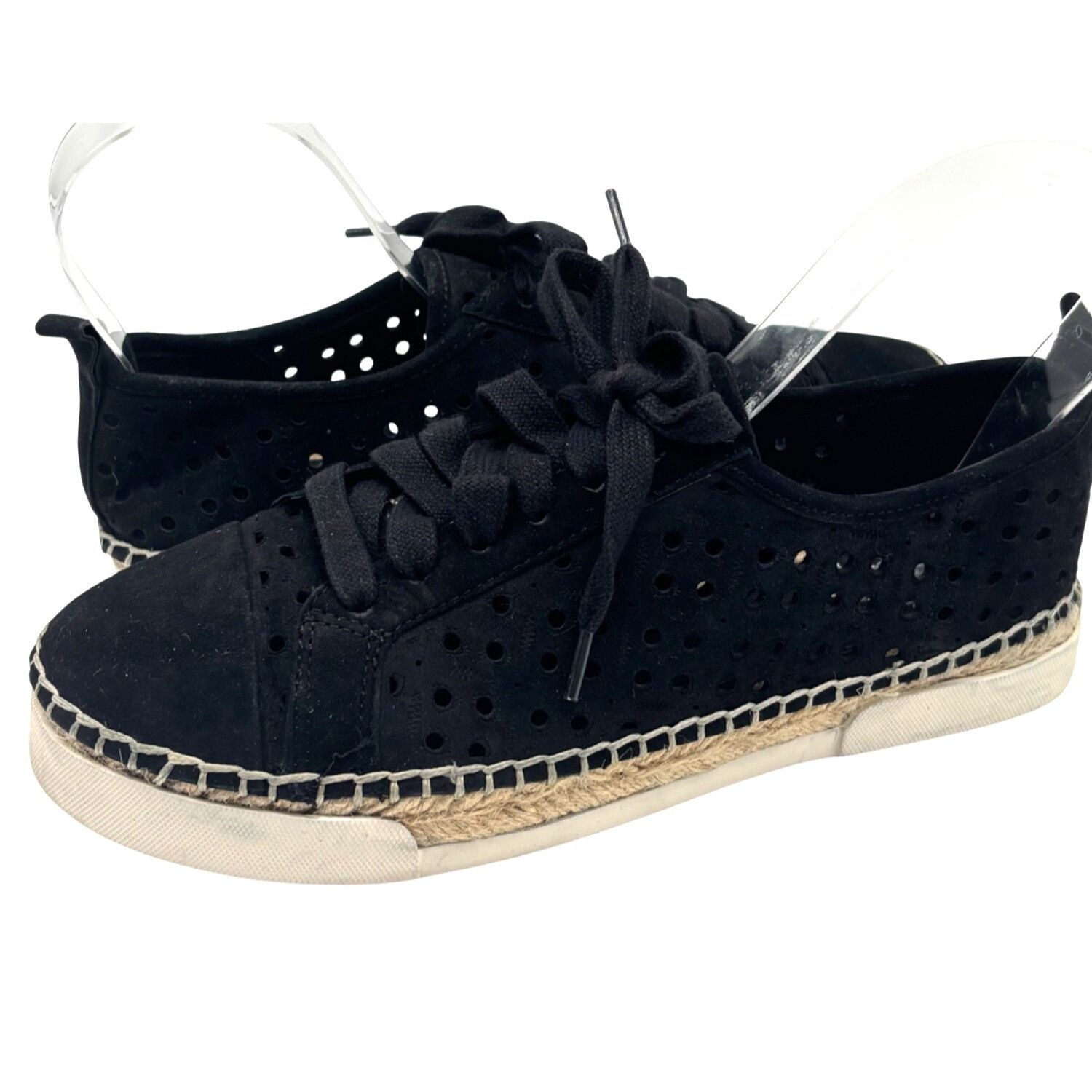 Vince Camuto Vince Camuto Thera Women’s Espadrille Sneakers, Black, 7 M Size US 7 / IT 37 - 11 Thumbnail