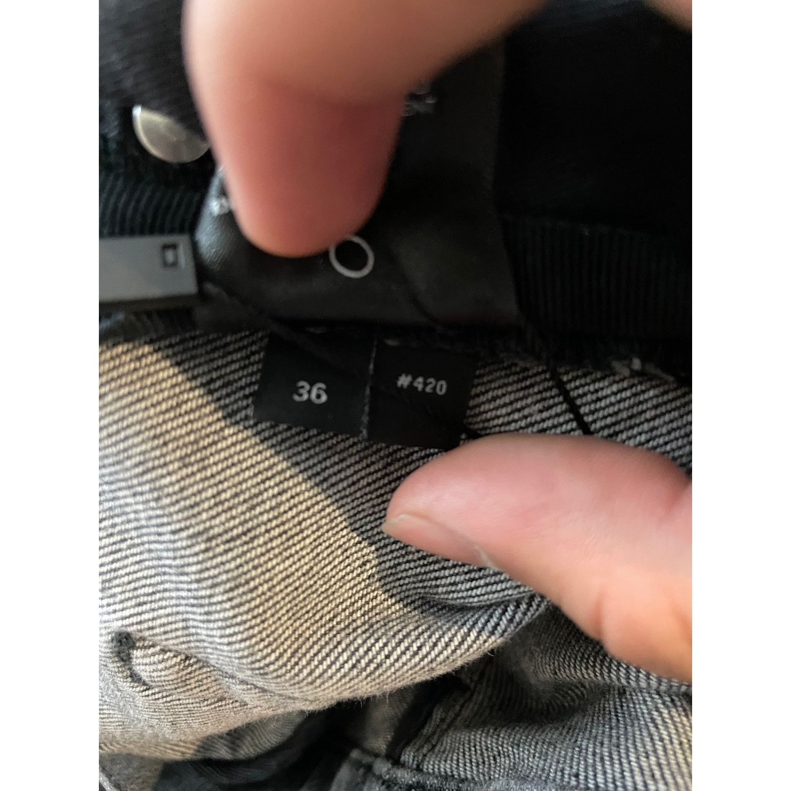 Amiri Amiri MX2 Grey Black Patch Used 36 Size US 36 / EU 52 - 9 Thumbnail