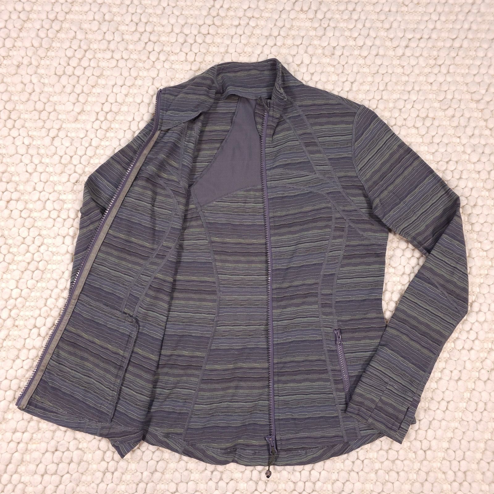 Lululemon Lululemon Define Jacket Space Dye Twist Dark Slate Green 10 Size L / US 10 / IT 46 - 6 Thumbnail