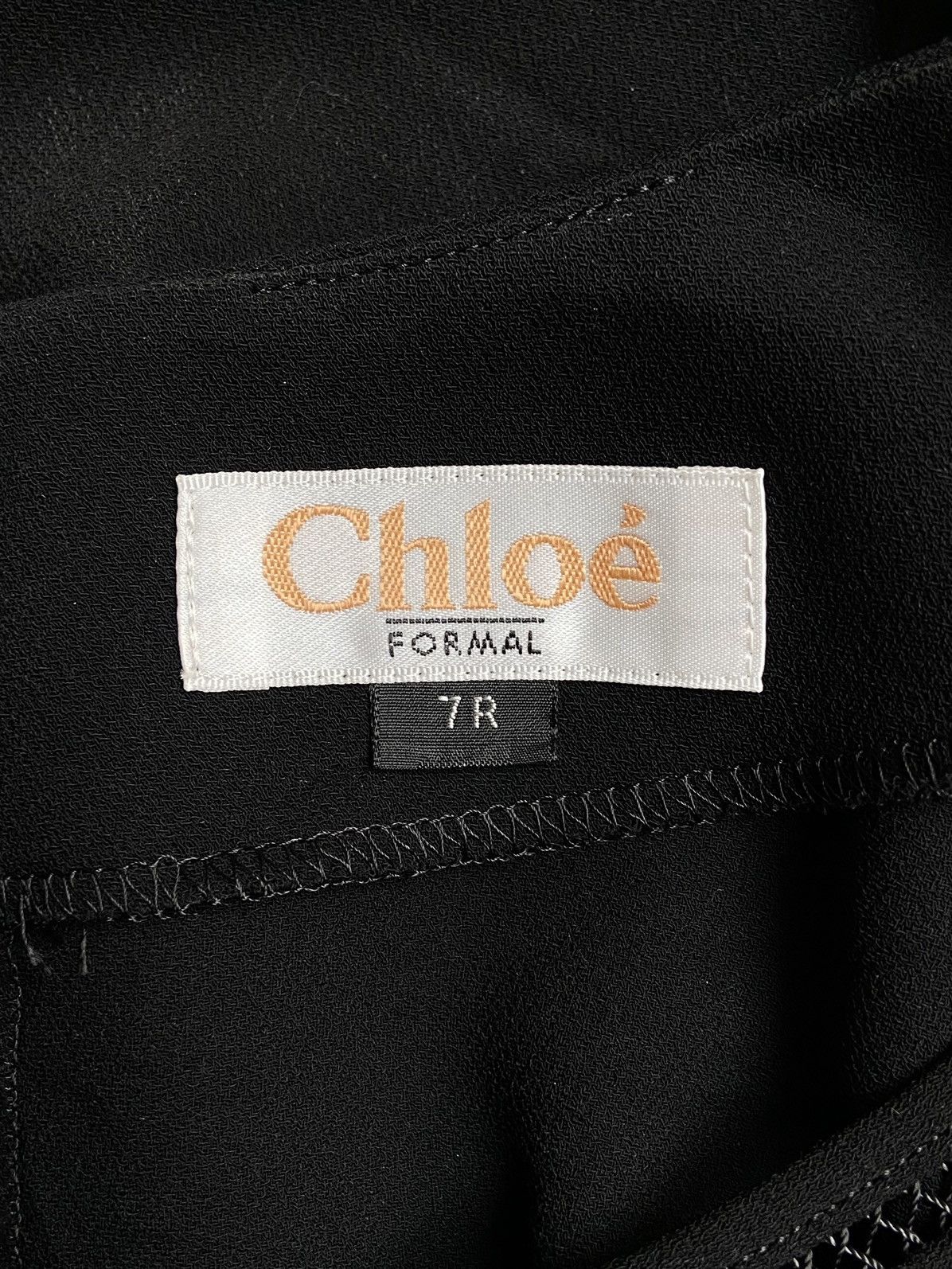 Chloe CHLOE FORMAL Black Blouse Size XS / US 0-2 / IT 36-38 - 6 Thumbnail