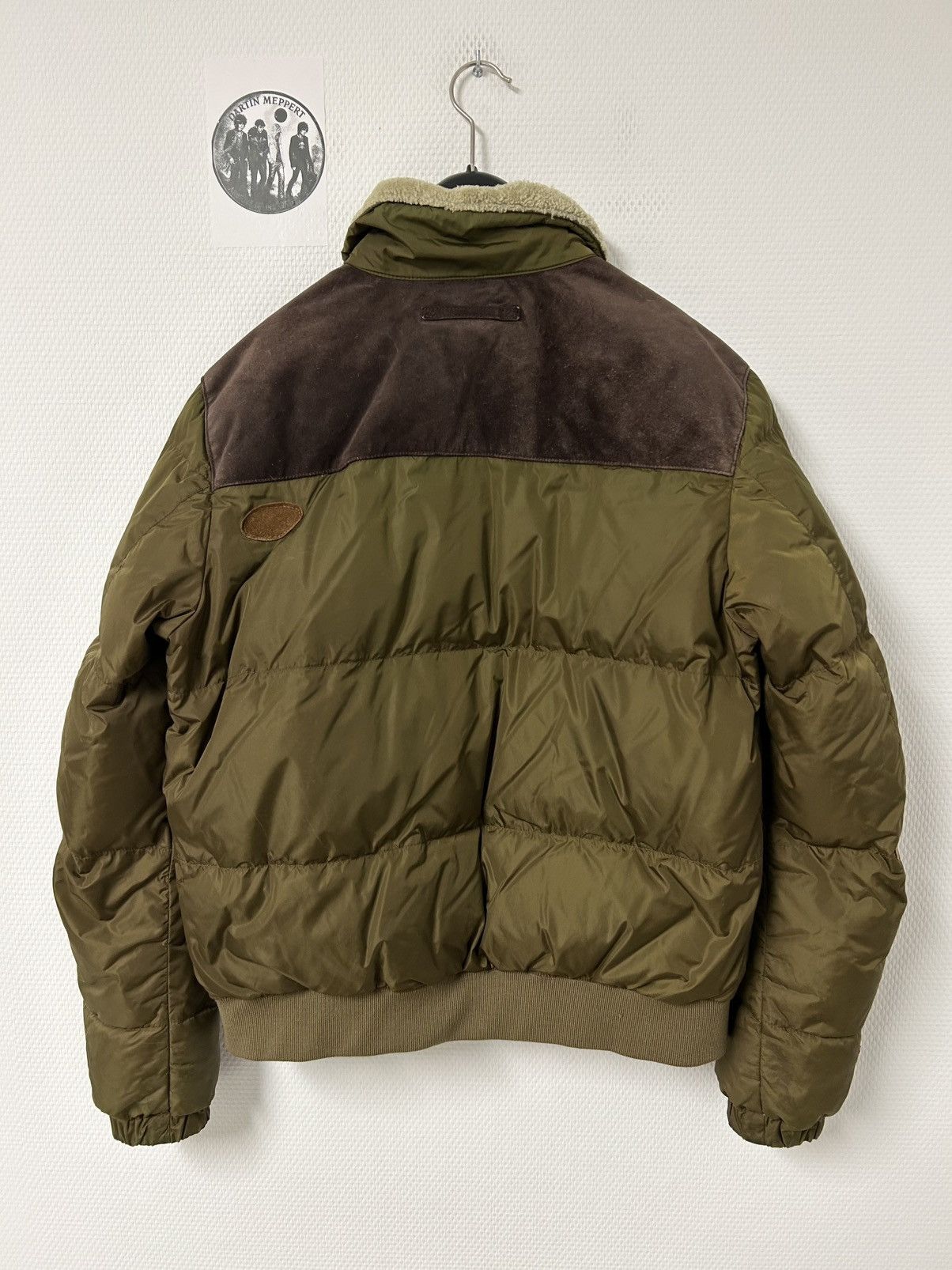 Prada FW2000 Shearling-Collar Puffer Bomber Size US L / EU 52-54 / 3 - 2 Thumbnail