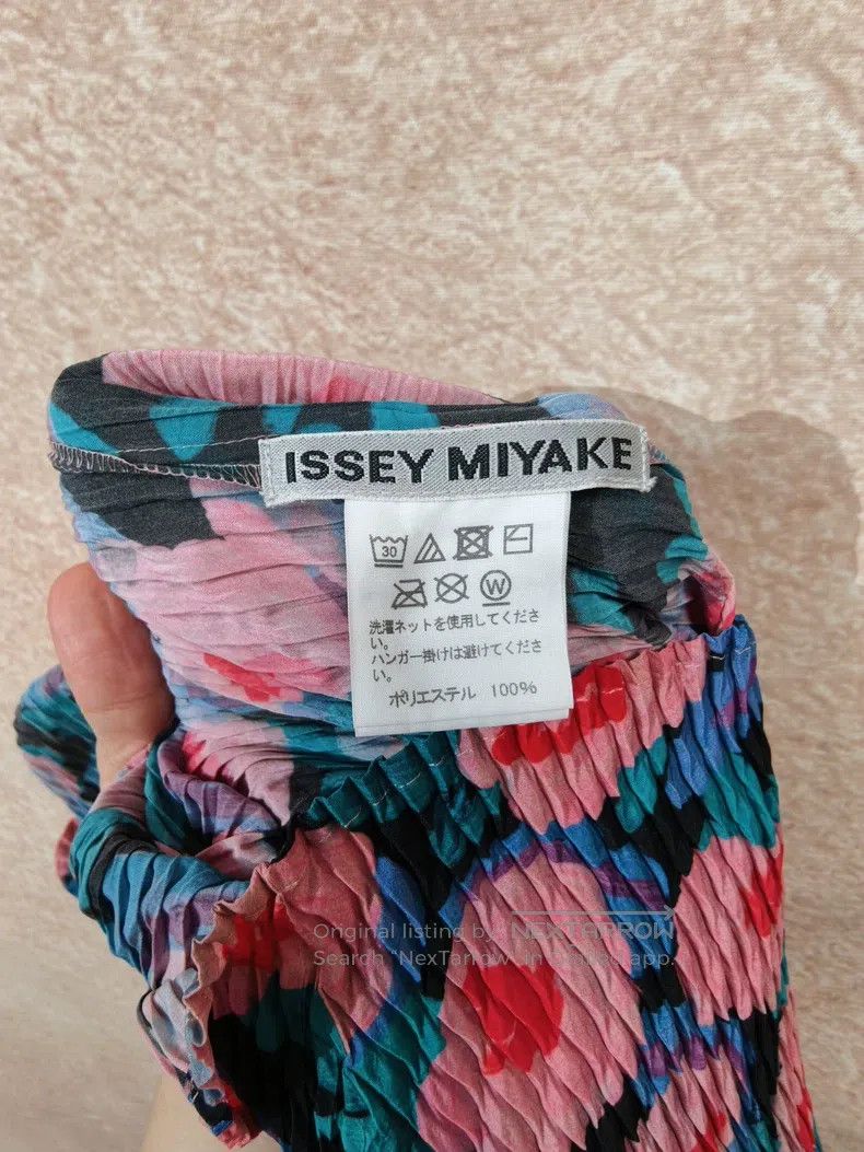 Issey Miyake Issey Miyake Main Line Floral One-Shoulder Dress Size M / US 6-8 / IT 42-44 - 7 Thumbnail