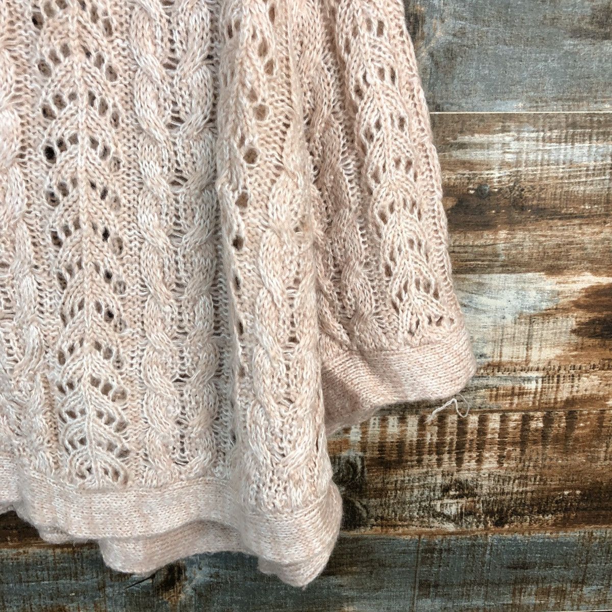 Homespun Knitwear × Japanese Brand Putietal Pink Cloaks Knitwear #A2292 Size US L / EU 52-54 / 3 - 16 Thumbnail