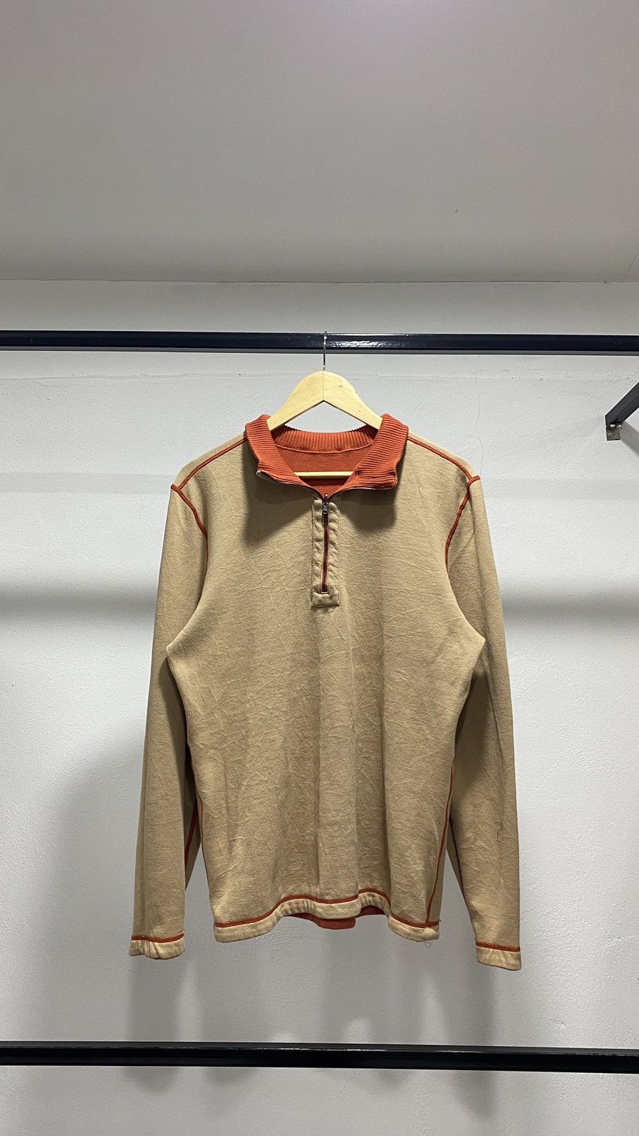 Japanese Brand × Vintage Vintage Reversible Halfzip Knitwear 90s Size US M / EU 48-50 / 2 - 1 Thumbnail