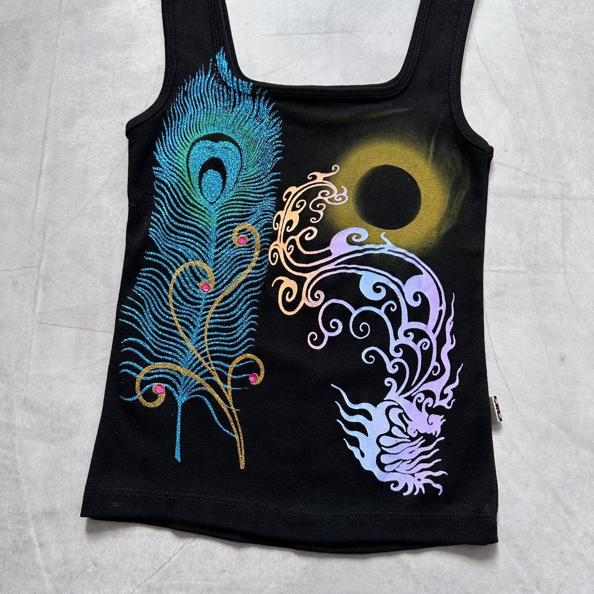 Hysteric Glamour Y2K Indian Bohemian Tank Top T Shirt Cop Copine Vibe Size S / US 4 / IT 40 - 2 Thumbnail