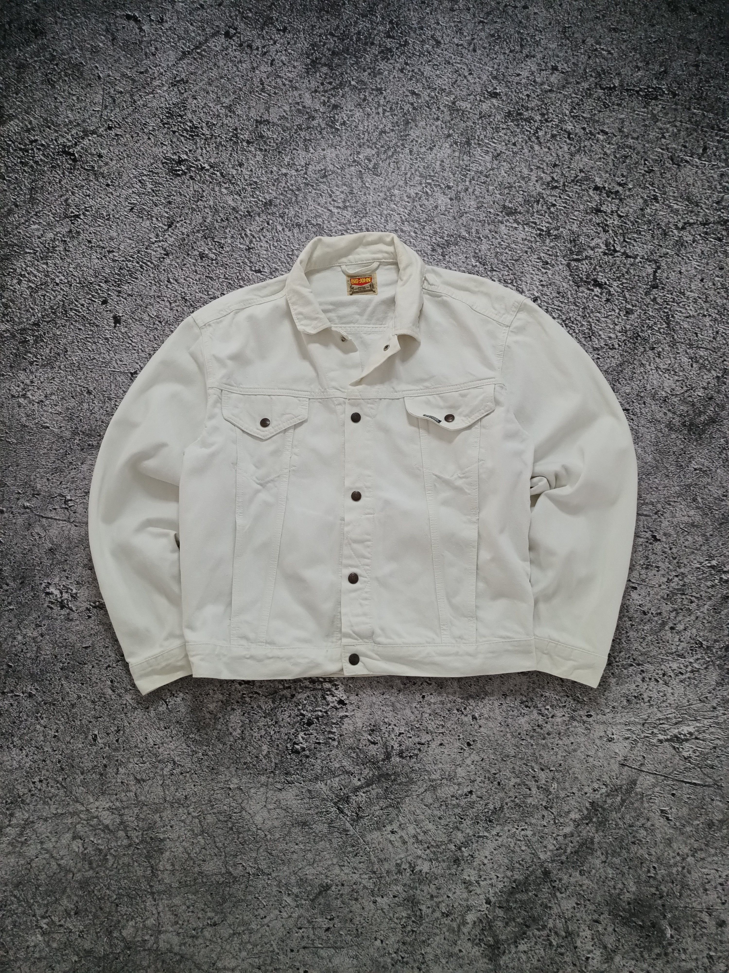Big John × Japanese Brand × Vintage 🔥Vintage Big John Trucker Denim Jacket made in Japan Size US M / EU 48-50 / 2 - 1 Thumbnail