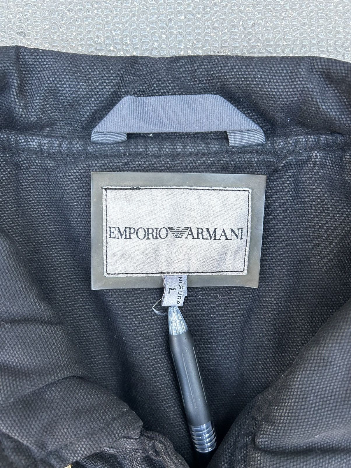 Emporio Armani Emporio Armani vintageduck canvas military jacket Size US L / EU 52-54 / 3 - 5 Thumbnail