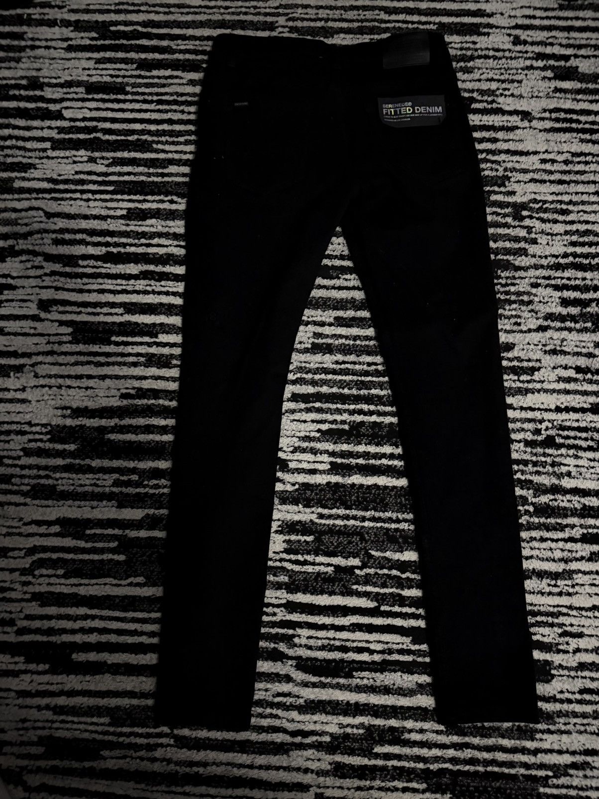 SERENEDE Serenade Black “Vanta 11” Jeans Size US 34 / EU 50 - 4 Thumbnail