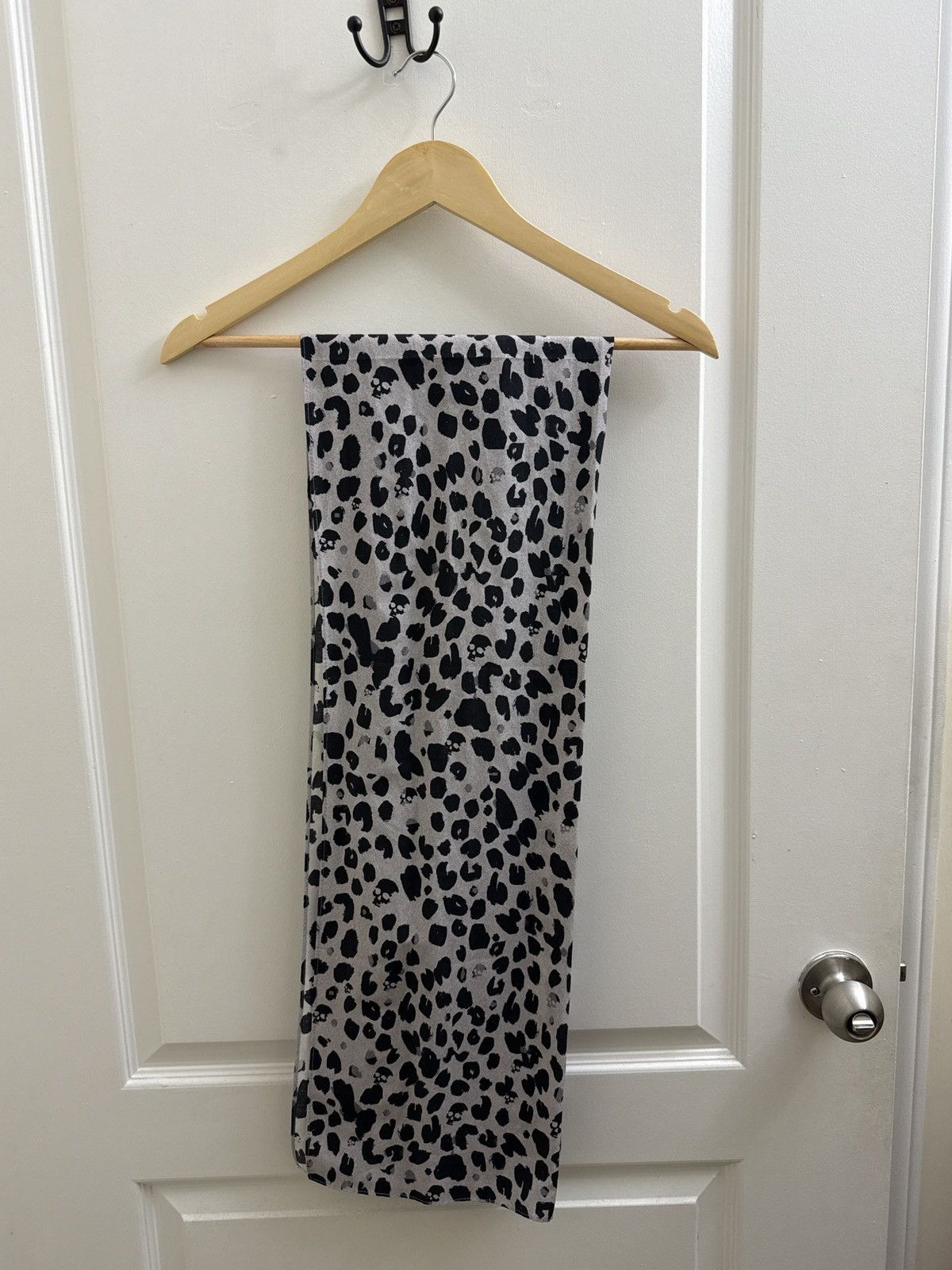 Jarod John Leonard Skull Leopard Scarf Size ONE SIZE - 1 Thumbnail
