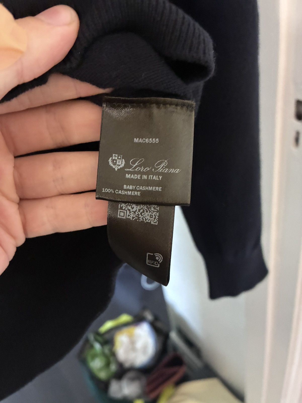 Loro Piana Loro piana navy baby cashmere quarter zip size medium/48 Size US M / EU 48-50 / 2 - 3 Thumbnail