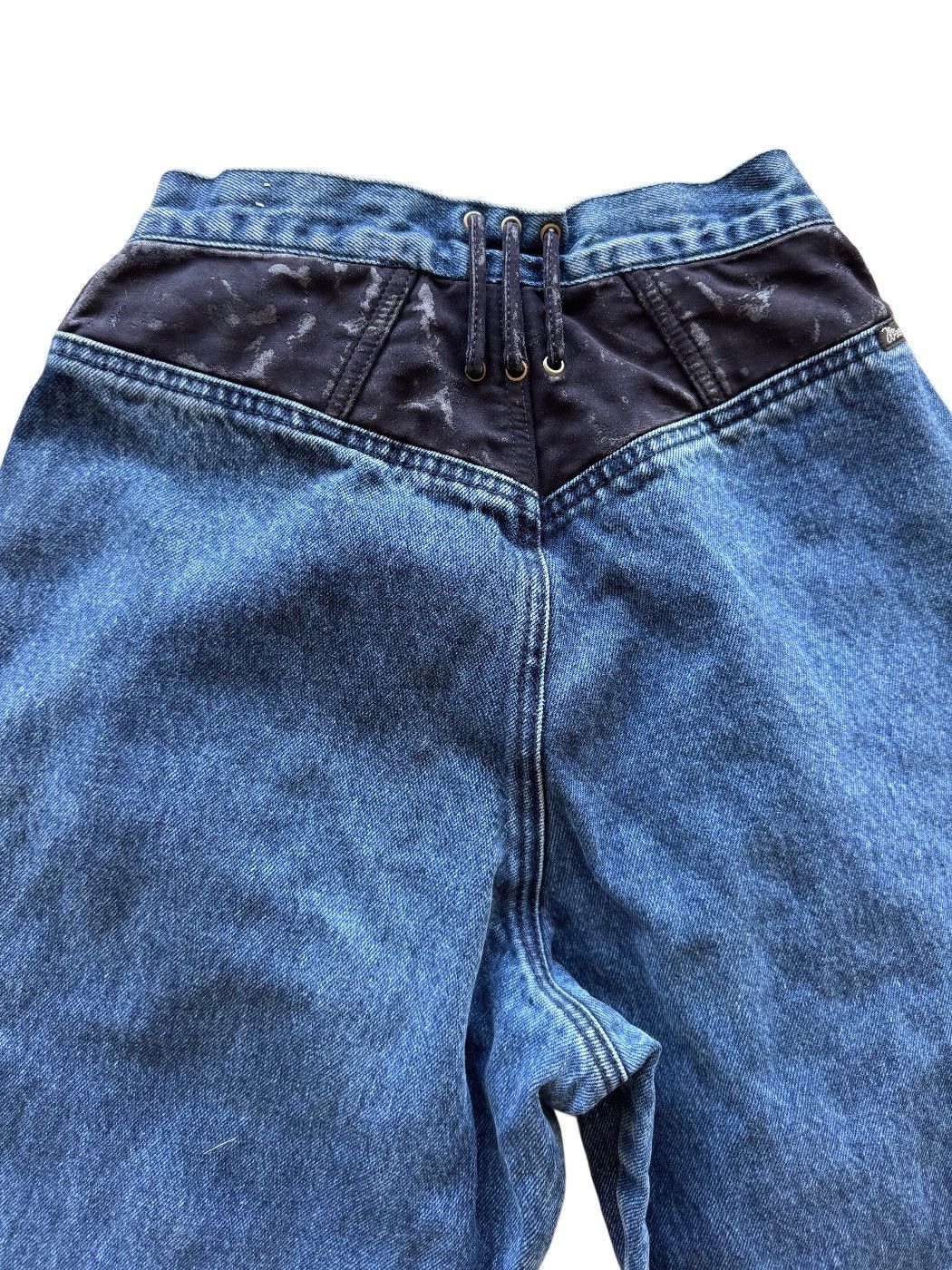 Wrangler Wrangler women’s 5/6 Silver Lake biker leather V accent cott Size 25" / US 0 / IT 36 - 2 Thumbnail