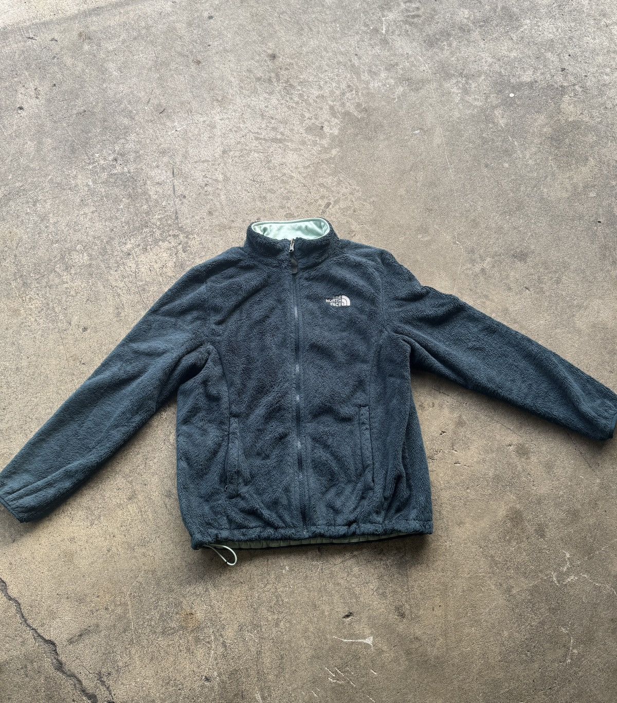The North Face The North Face Fuzzy Osito Teal Blue Zip Up Fleece Jacket Size L / US 10 / IT 46 - 6 Thumbnail