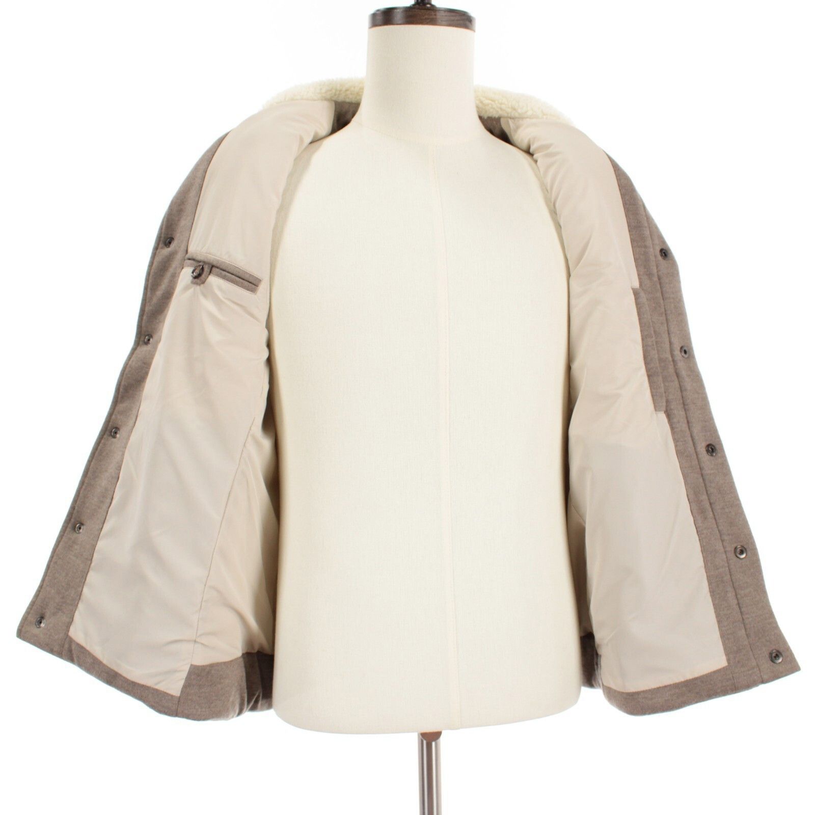 Luciano Barbera Luciano Barbera Vest Size M US In Beige Wool Size US M / EU 48-50 / 2 - 7 Thumbnail