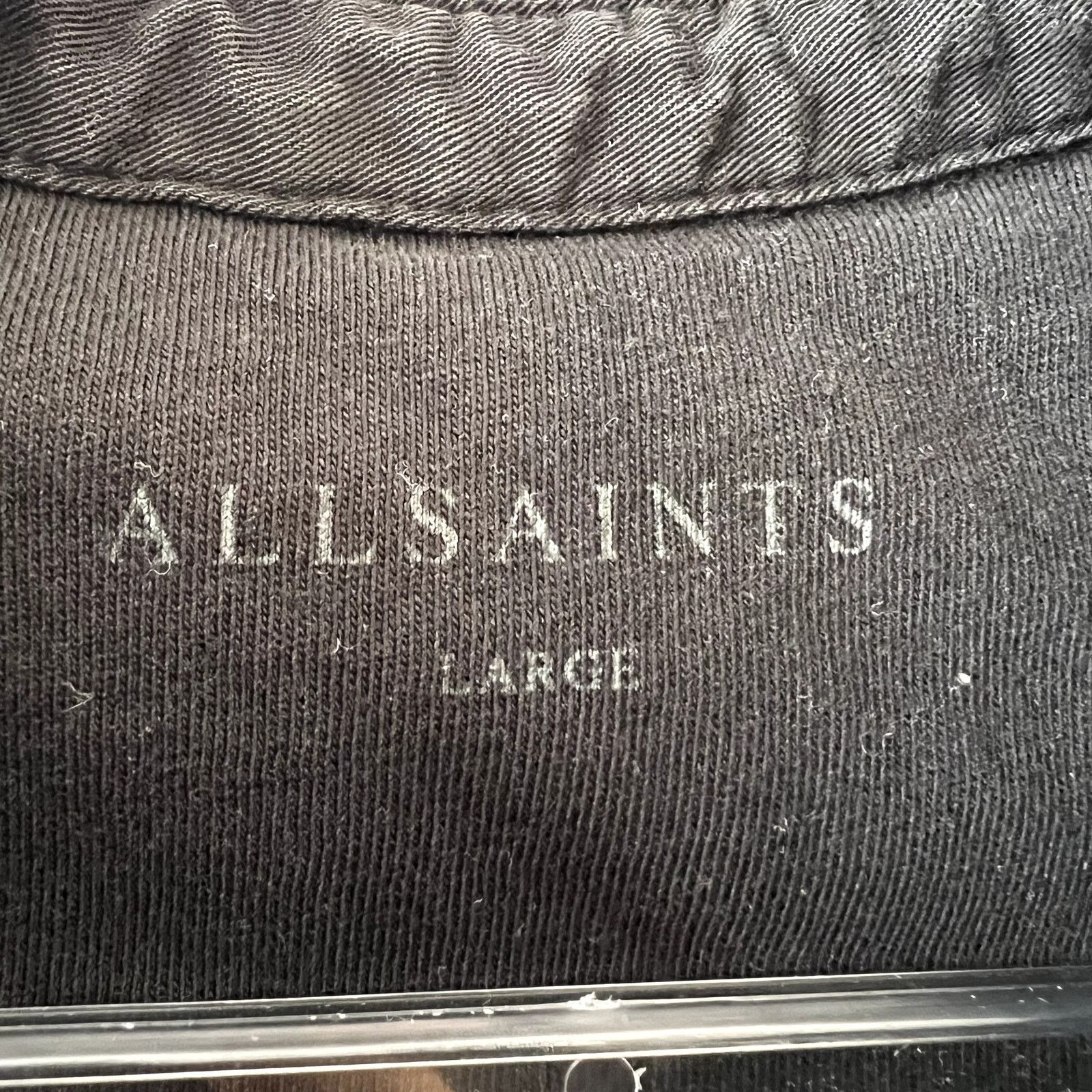 Allsaints AllSaints Muse polo long sleeve shirt size L Black Size US L / EU 52-54 / 3 - 2 Thumbnail