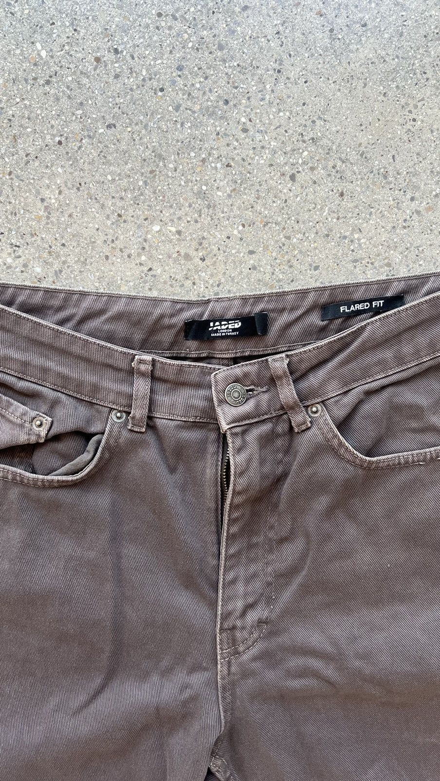 Jaded London Jaded London flared fit brown denim pant Size US 32 / EU 48 - 3 Thumbnail