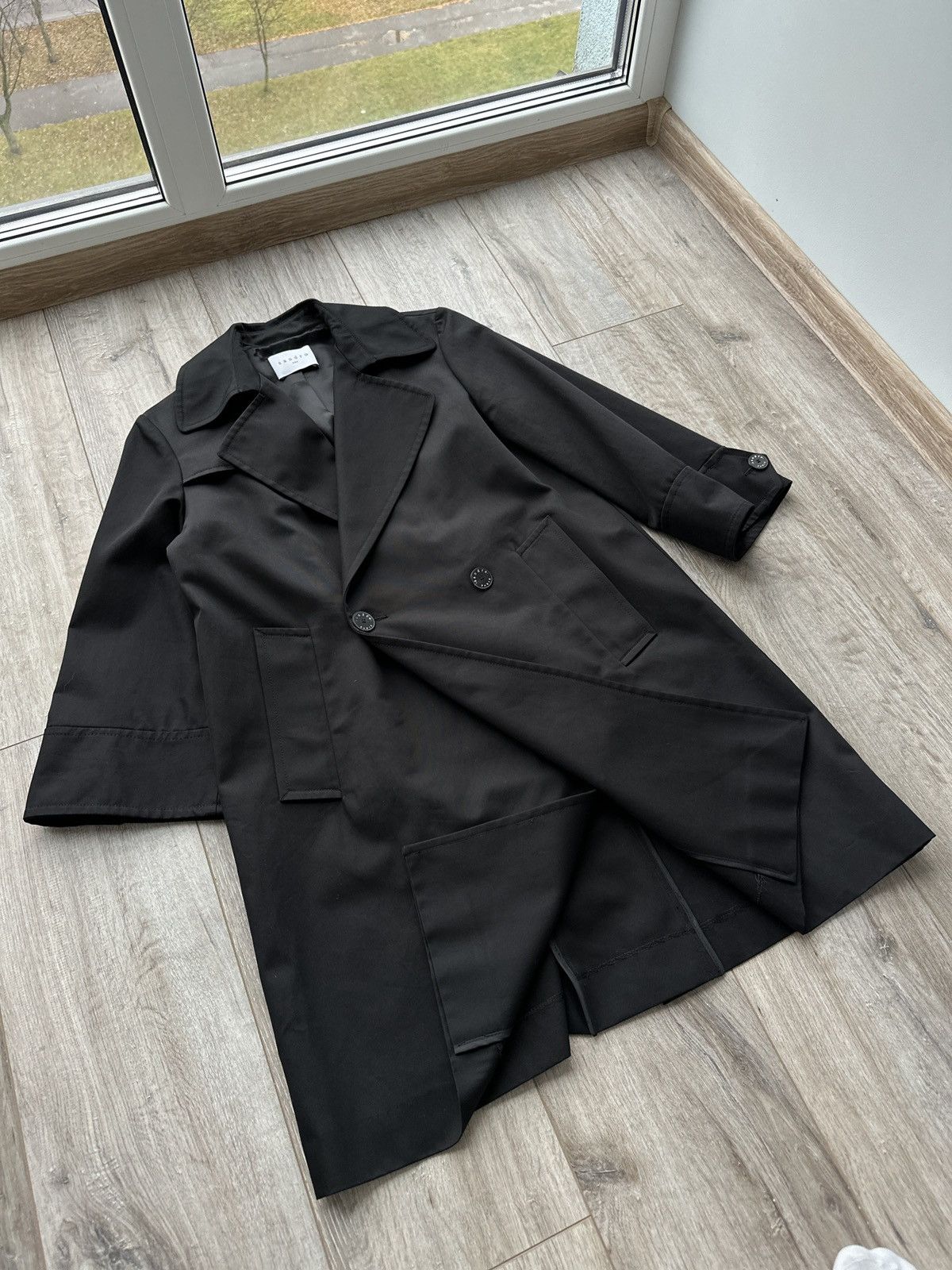 Sandro Sandro coat Cropped Sleeves Womens Large Size L / US 10 / IT 46 - 2 Thumbnail