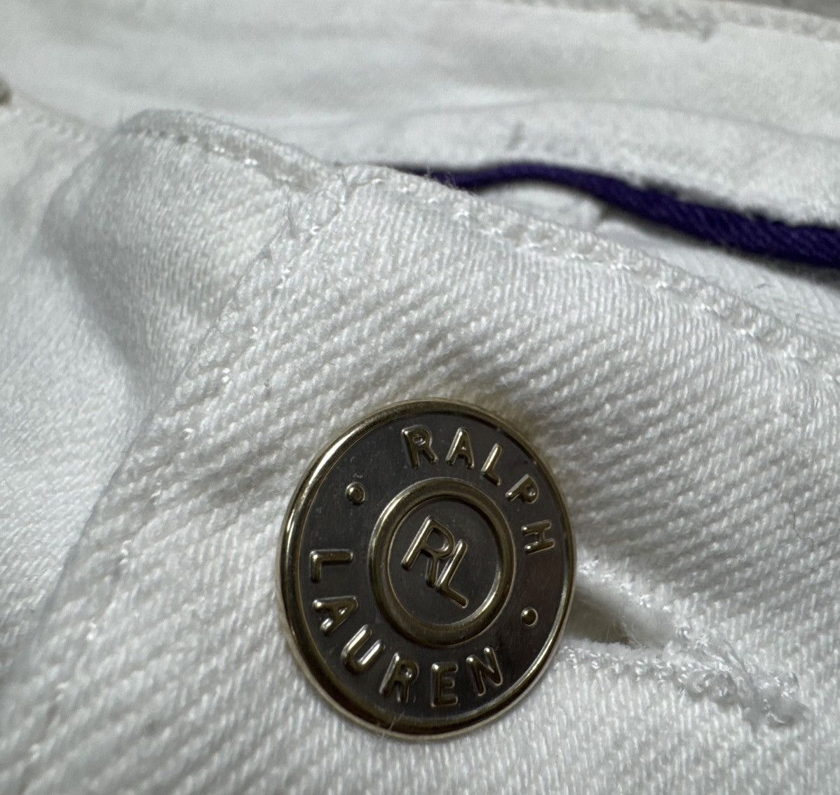 Ralph Lauren Purple Label Ralph Lauren Purple Label Luxury Denim Jeans White Size US 30 / EU 46 - 4 Thumbnail
