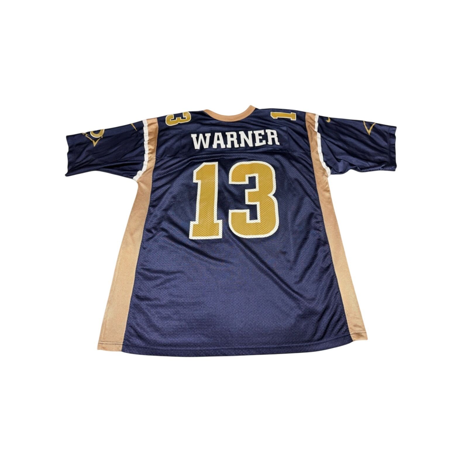 Nike Vintage Rams Jersey Mens Nike Kurt Warner #13 Nike NO FLAWS Size US XXL / EU 58 / 5 - 2 Thumbnail