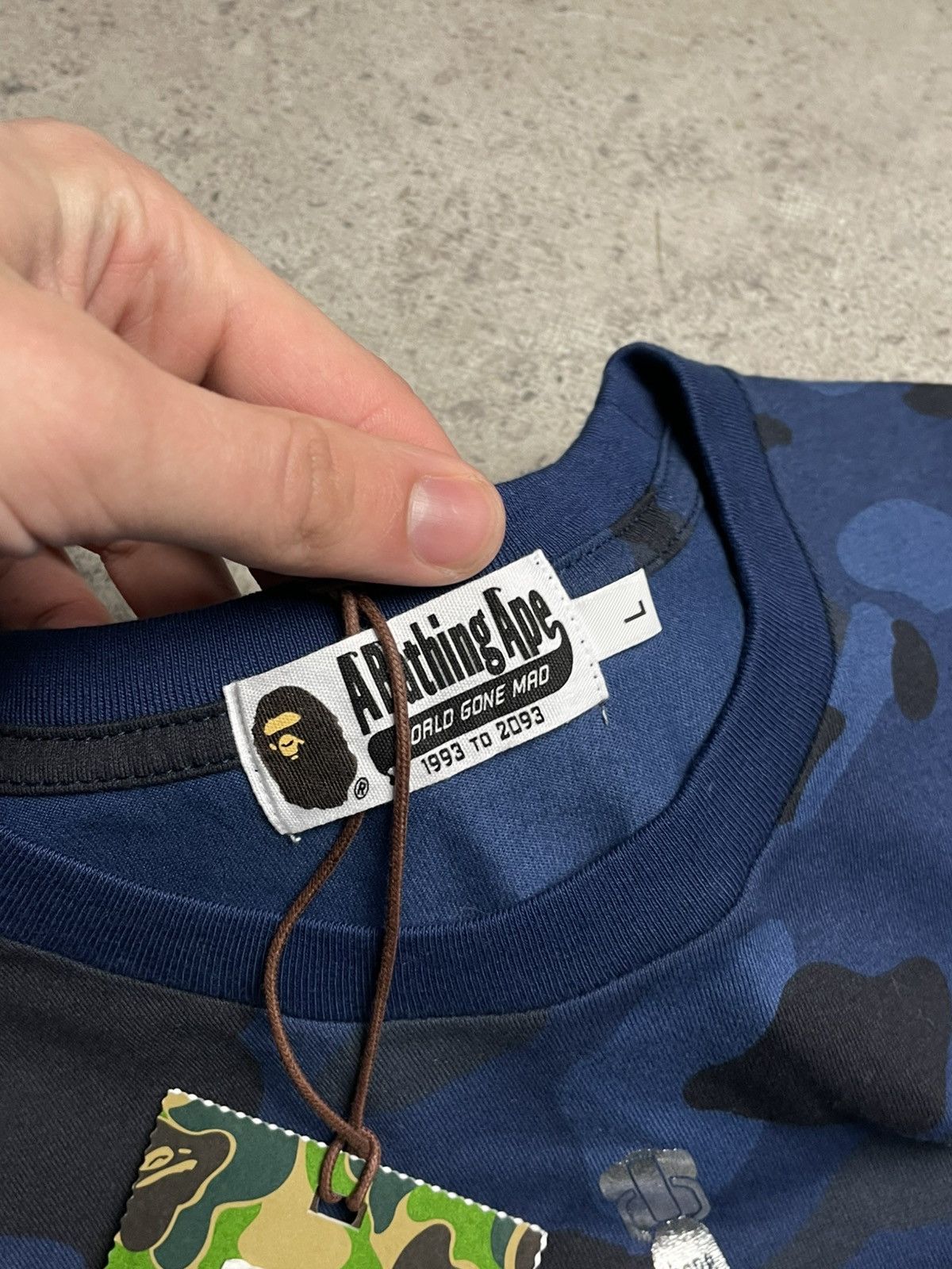Bape BAPE Shark T-shirt navy Size US L / EU 52-54 / 3 - 9 Thumbnail