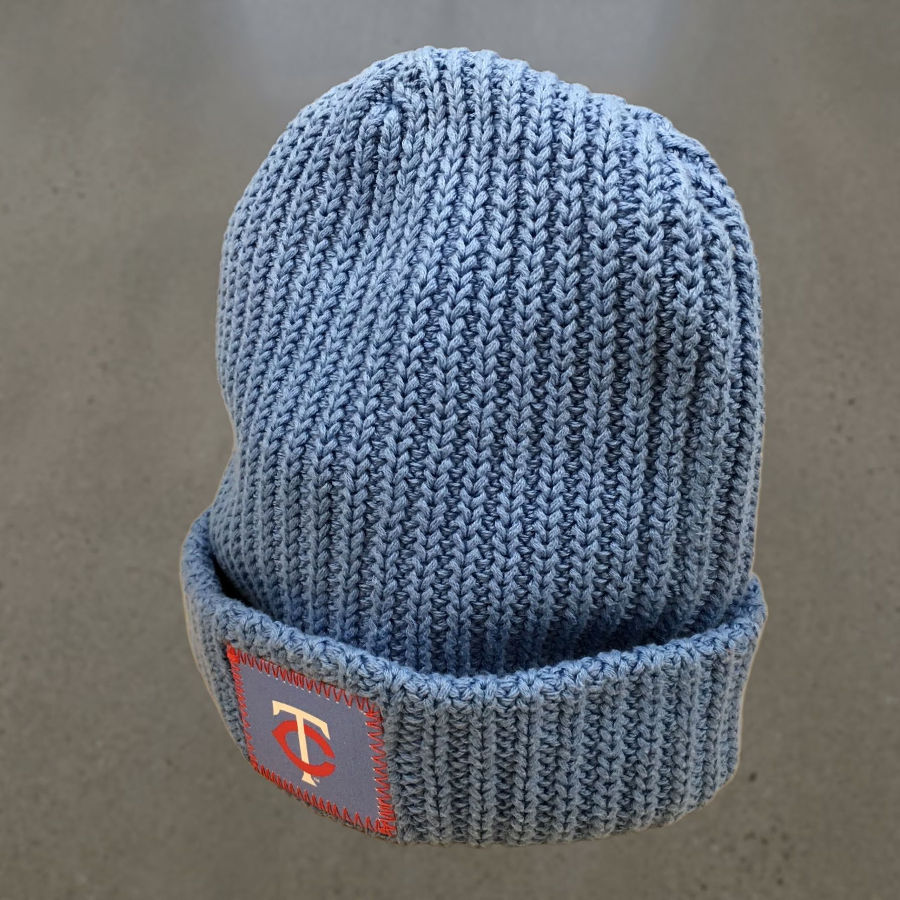 Twins Minnesota Twins Love Your Melon Beanie Hat Blue TC Logo SGA Knit Cuffed Cap Size ONE SIZE - 1 Thumbnail