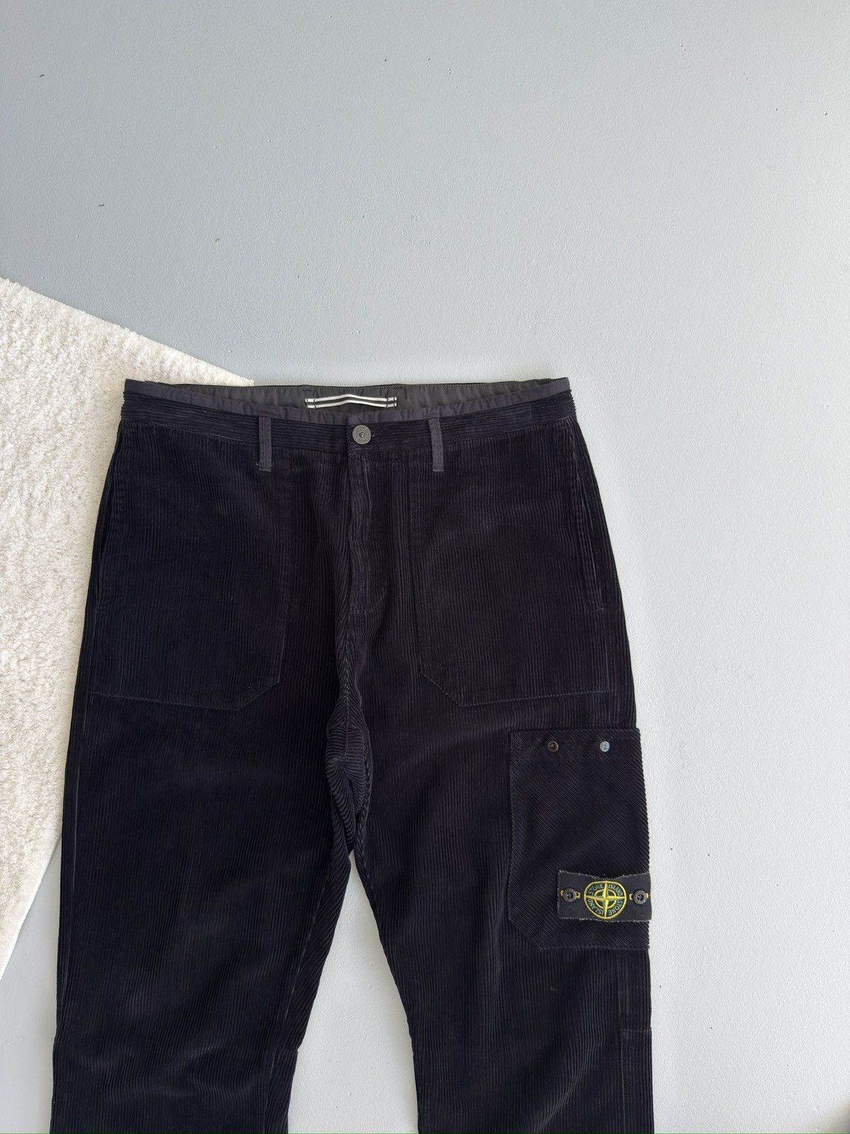 Stone Island Stone Island Corduroy Type-RE Cargo Pants Black Size US 34 / EU 50 - 9 Thumbnail