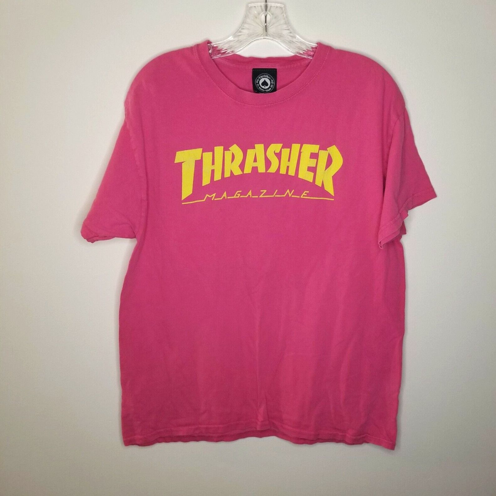 Thrasher Thrasher Womens Pink Short Sleeve T Shirt Chest 21 In. Length 27 In. Grailed