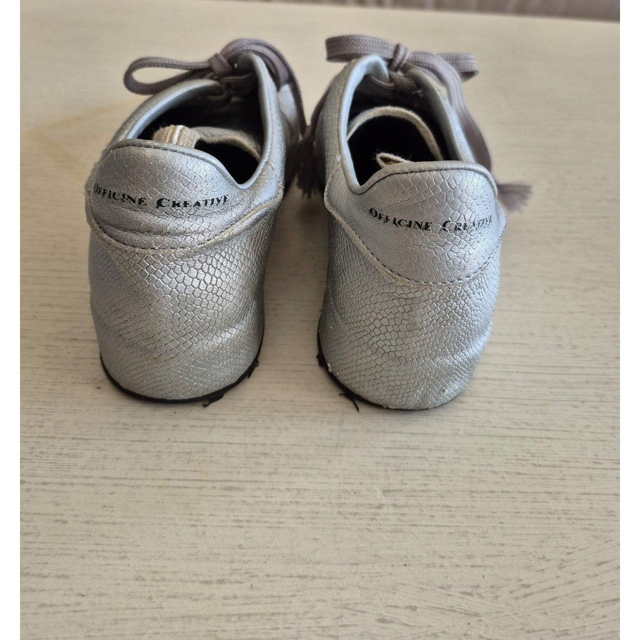 Officine Creative Officine Creative Ace Italian Leather Sneakers Lizard Emboss Size US 7 / IT 37 - 5 Thumbnail