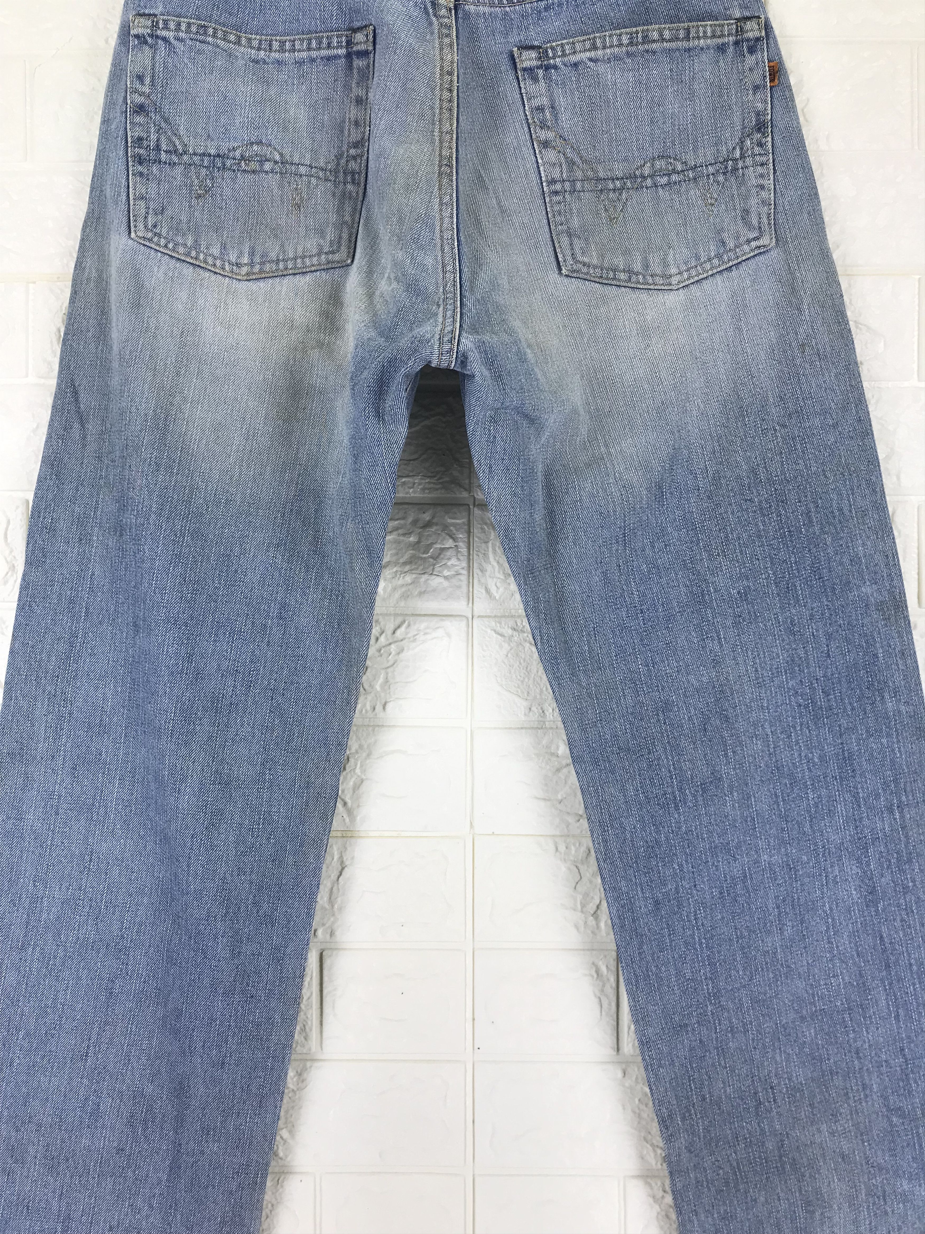 Edwin Vintage 90s Edwin 505X Orange Tab Selvedge Jeans Size US 29 - 8 Thumbnail