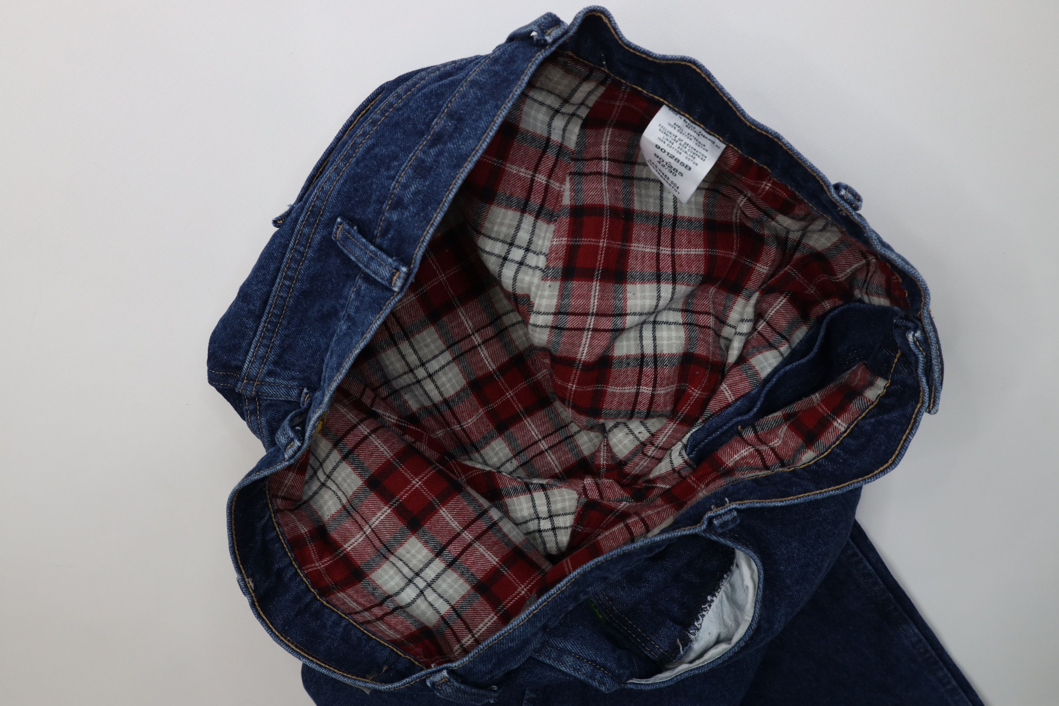 Cabelas Vintage Y2K Cabelas Heavyweight Flannel Lined Wide Leg Jeans Size US 42 / EU 58 - 10 Thumbnail