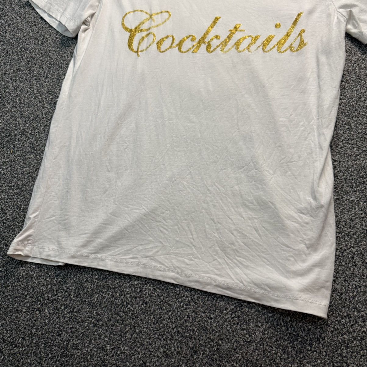 Dsquared2 Chic and Fit Cocktails Iron on Tee Size US M / EU 48-50 / 2 - 3 Thumbnail