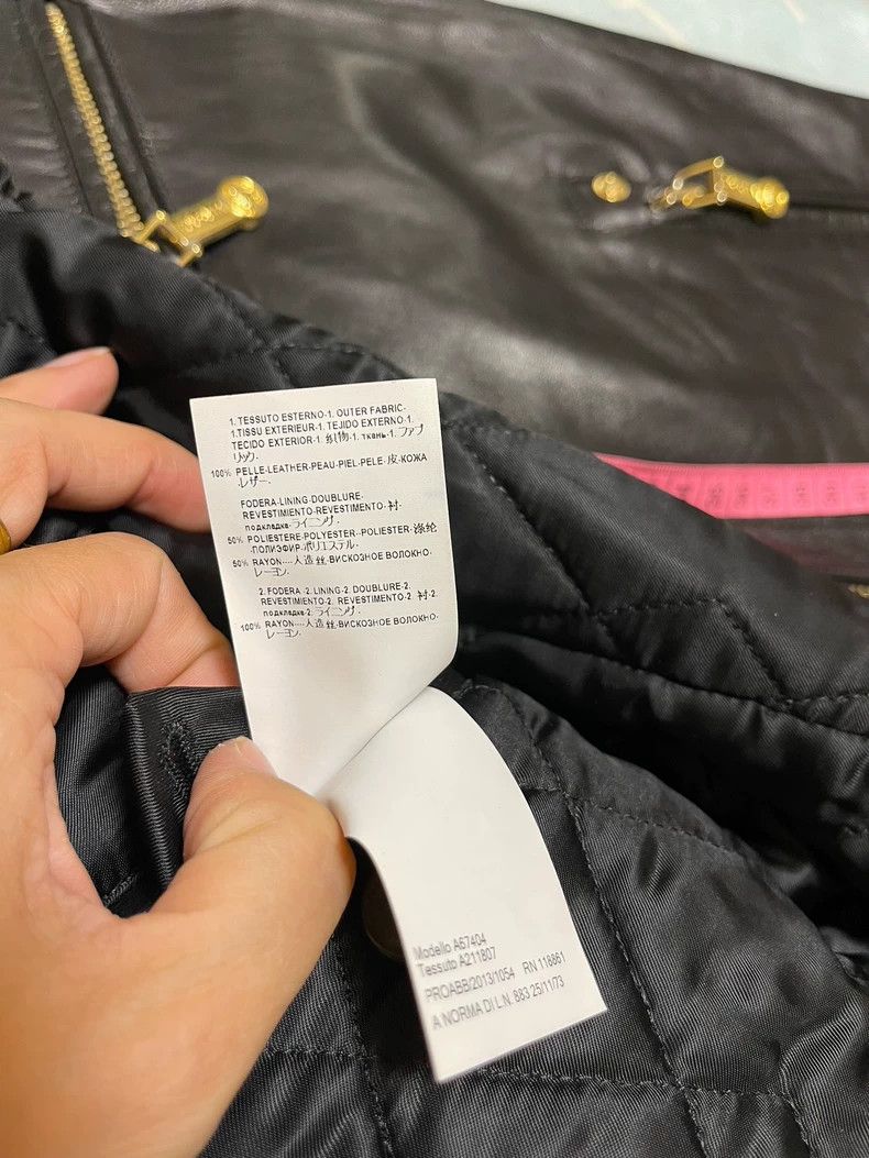Versace Versace Leather jacket casual leather jacket Size US S / EU 44-46 / 1 - 9 Thumbnail