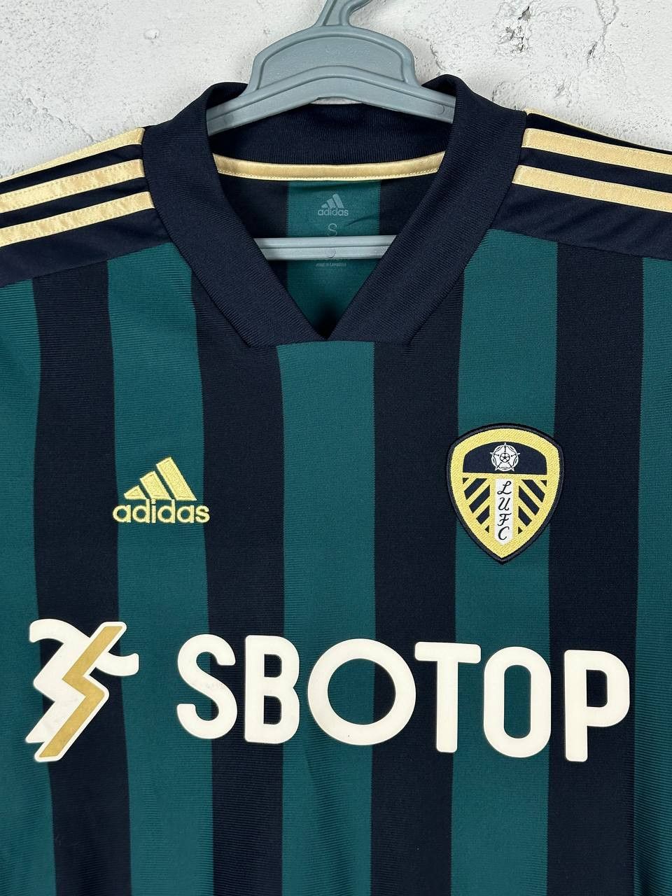 Adidas 2020/21 Adidas Leeds United FC Away Soccer Jersey Size US S / EU 44-46 / 1 - 4 Thumbnail