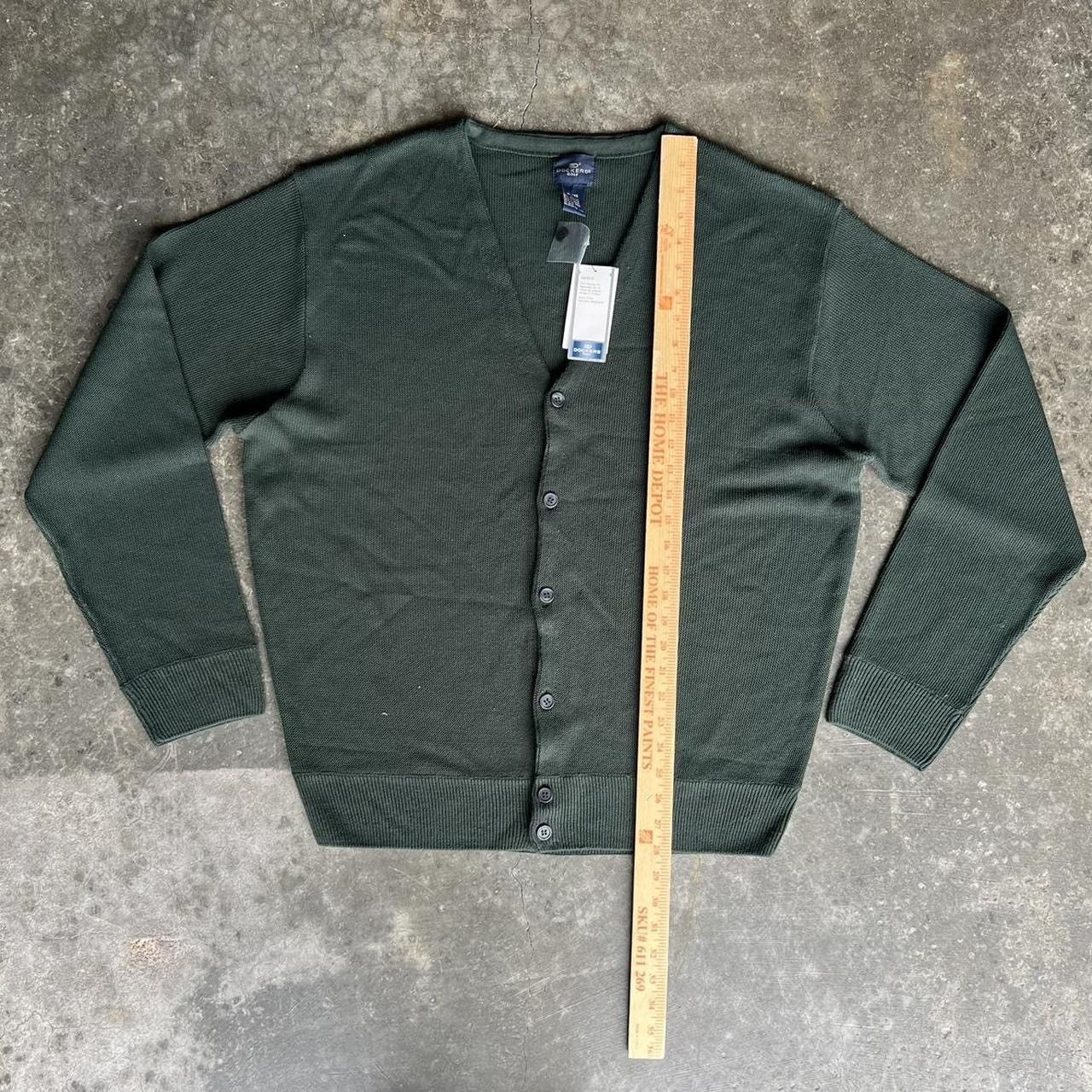 Dockers × Vintage Vintage green knit cardigan Size US XL / EU 56 / 4 - 7 Thumbnail