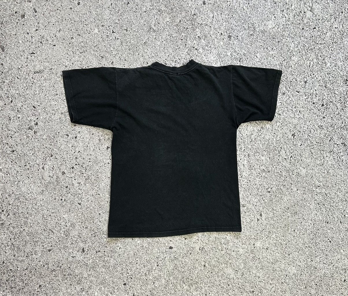 Habitat Vintage 90s American Graphic Wolf Eagle Made In USA T-Shirt Size US L / EU 52-54 / 3 - 5 Thumbnail