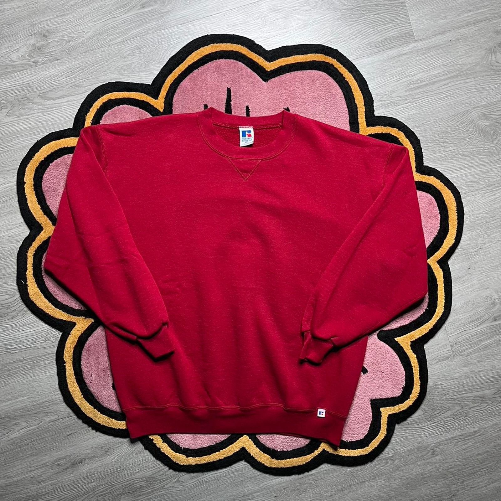 Russell Athletic × Vintage Vintage 90’s Russell Athletic Pullover Crewneck Sweatshirt Size US XXL / EU 58 / 5 - 1 Thumbnail