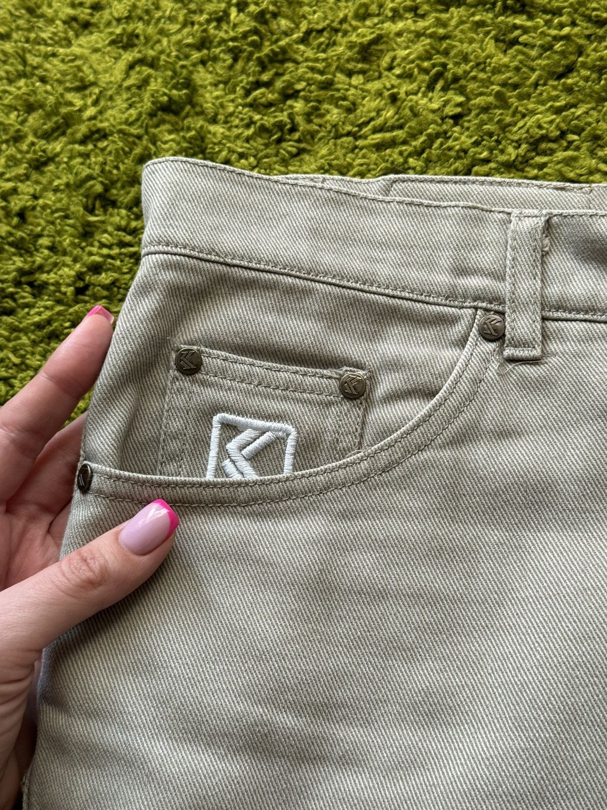 Designer × Karl Kani Karl Kani denim cargo shorts Size US 34 / EU 50 - 4 Thumbnail