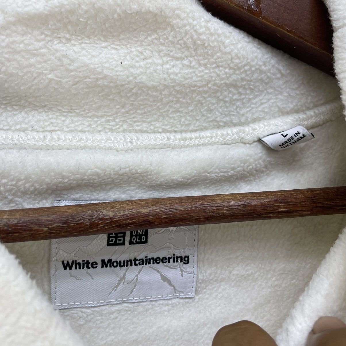Japanese Brand × Uniqlo × White Mountaineering White Mountaineering Fleece Jacket Size US L / EU 52-54 / 3 - 4 Thumbnail