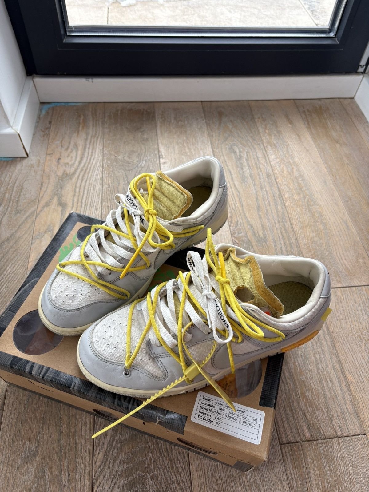 Nike × Off-White Nike Dunk Off-white lot 29 Size US 10 / EU 43 - 1 Thumbnail