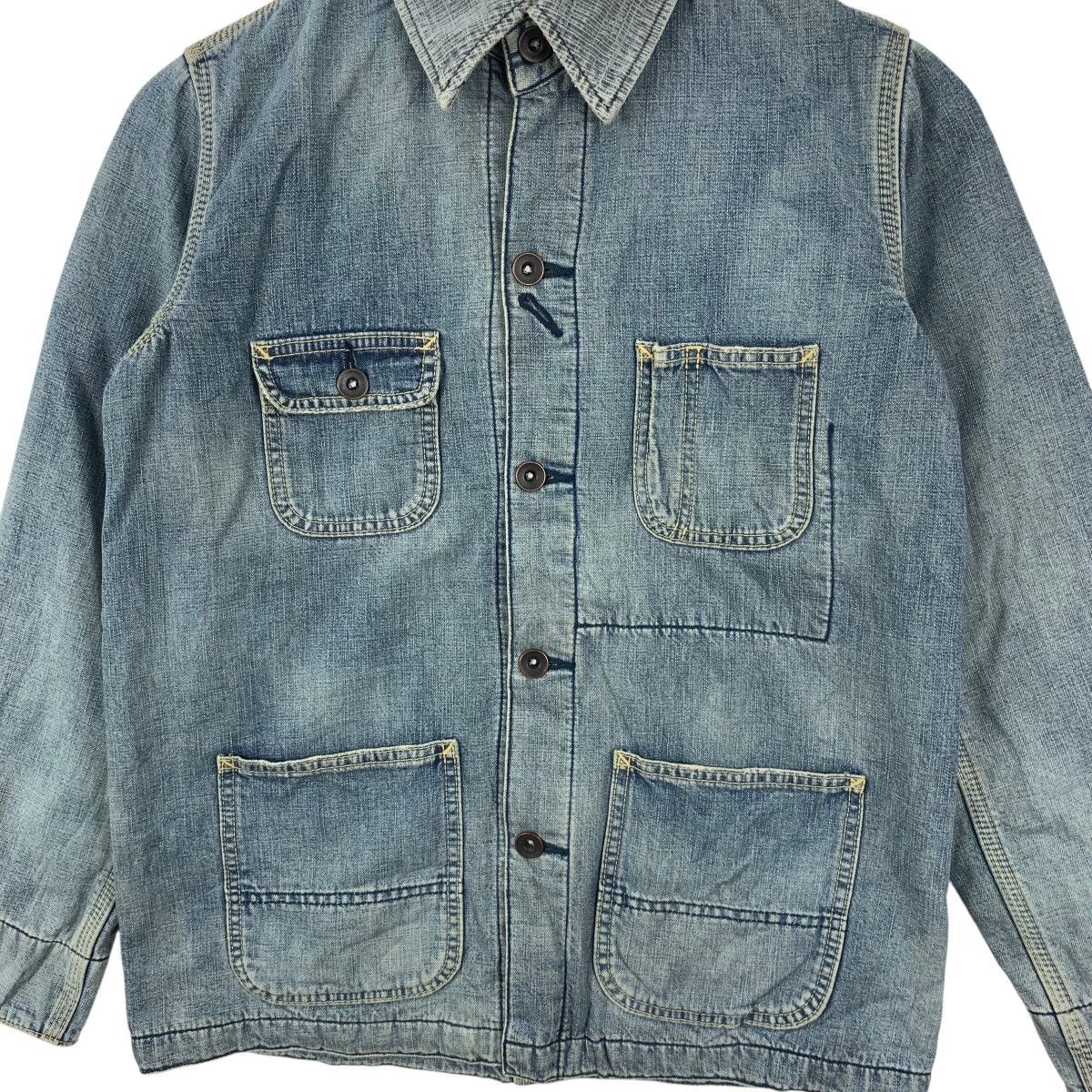 Vintage Vintage FLASH REPORT JAPAN Denim Jeans Detroit Natural Dyed Size US M / EU 48-50 / 2 - 6 Thumbnail