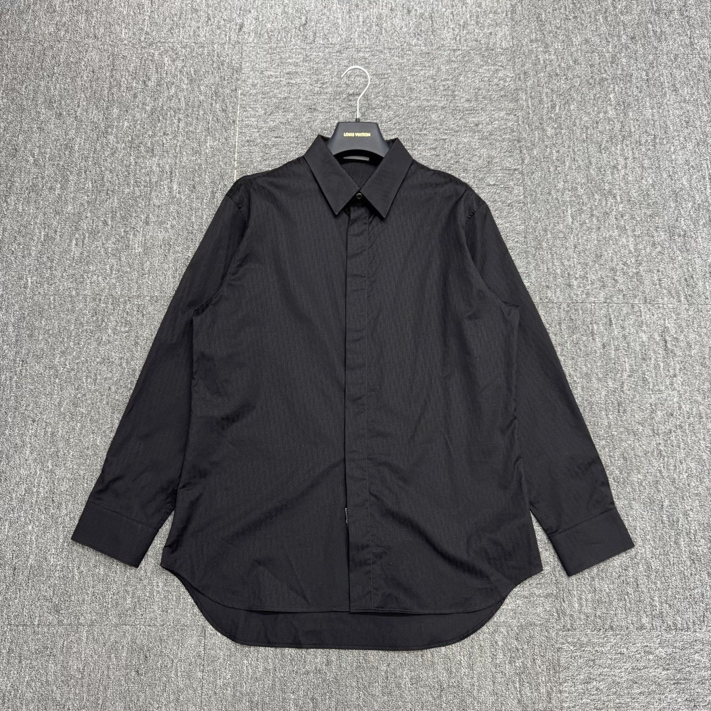 Dior black patterned dior long sleeve shirt Size US L / EU 52-54 / 3 - 1 Thumbnail