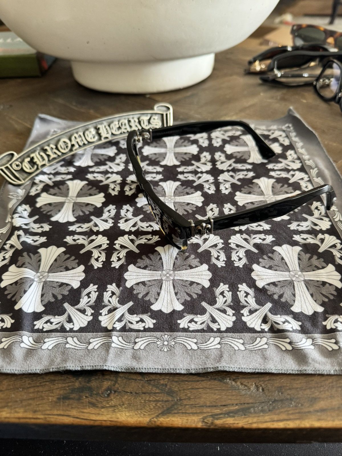 Chrome Hearts Chrome Hearts ‘Gittin Any?’ Sunglasses Size ONE SIZE - 5 Thumbnail