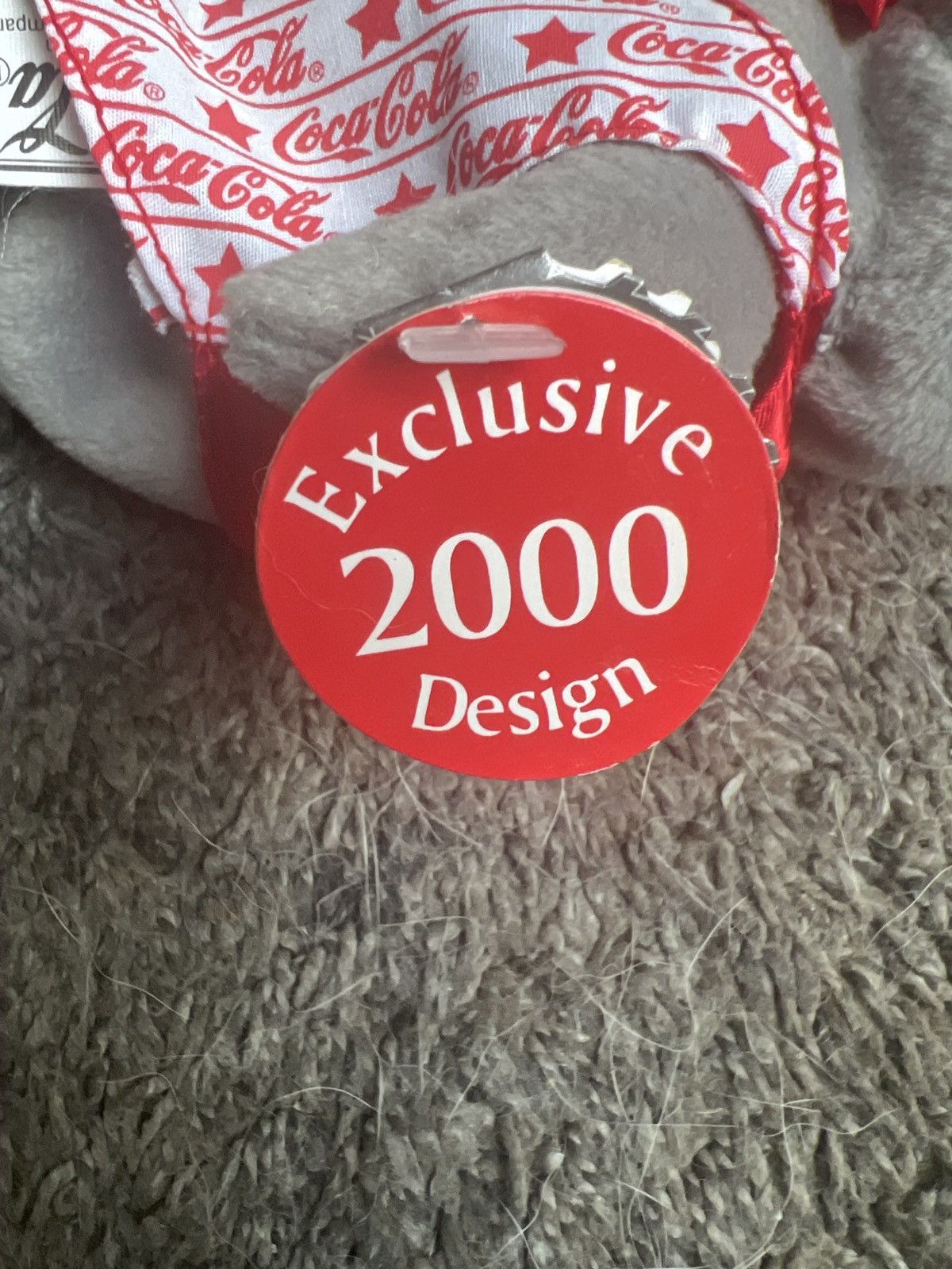 Coca Cola 1999 Coca-Cola Seal In A 2000 Vest Bean Bag Plush Size ONE SIZE - 4 Thumbnail