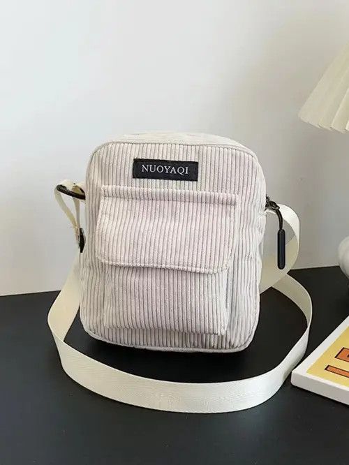 Japanese Brand corduroy cross body bag/satchel Size ONE SIZE - 2 Thumbnail
