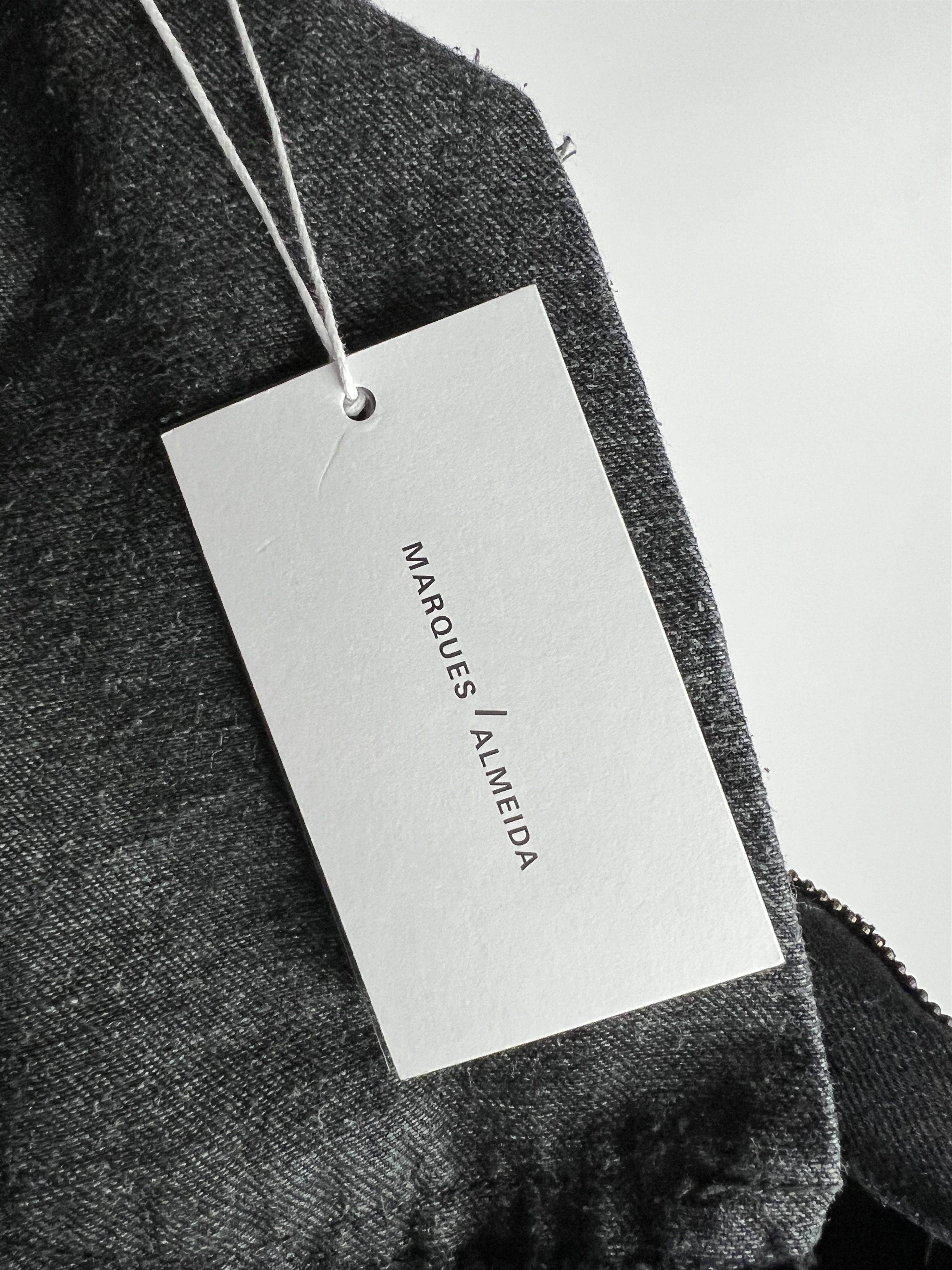 Marques'Almeida Marques Almeida Distressed Cropped Jeans Gray Size 0/XS Size 25" / US 0 / IT 36 - 10 Thumbnail