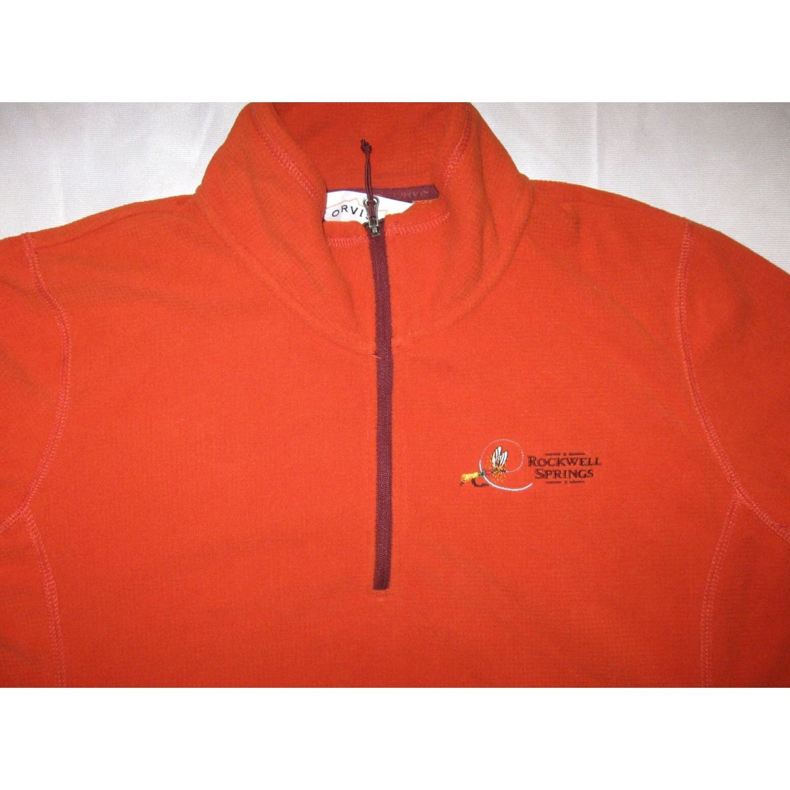 Orvis Rockwood Sponges Trout Club Ohio Shirt Orvis Long Sleeve Womens XL Ladies Orange Size XL / US 12-14 / IT 48-50 - 2 Thumbnail