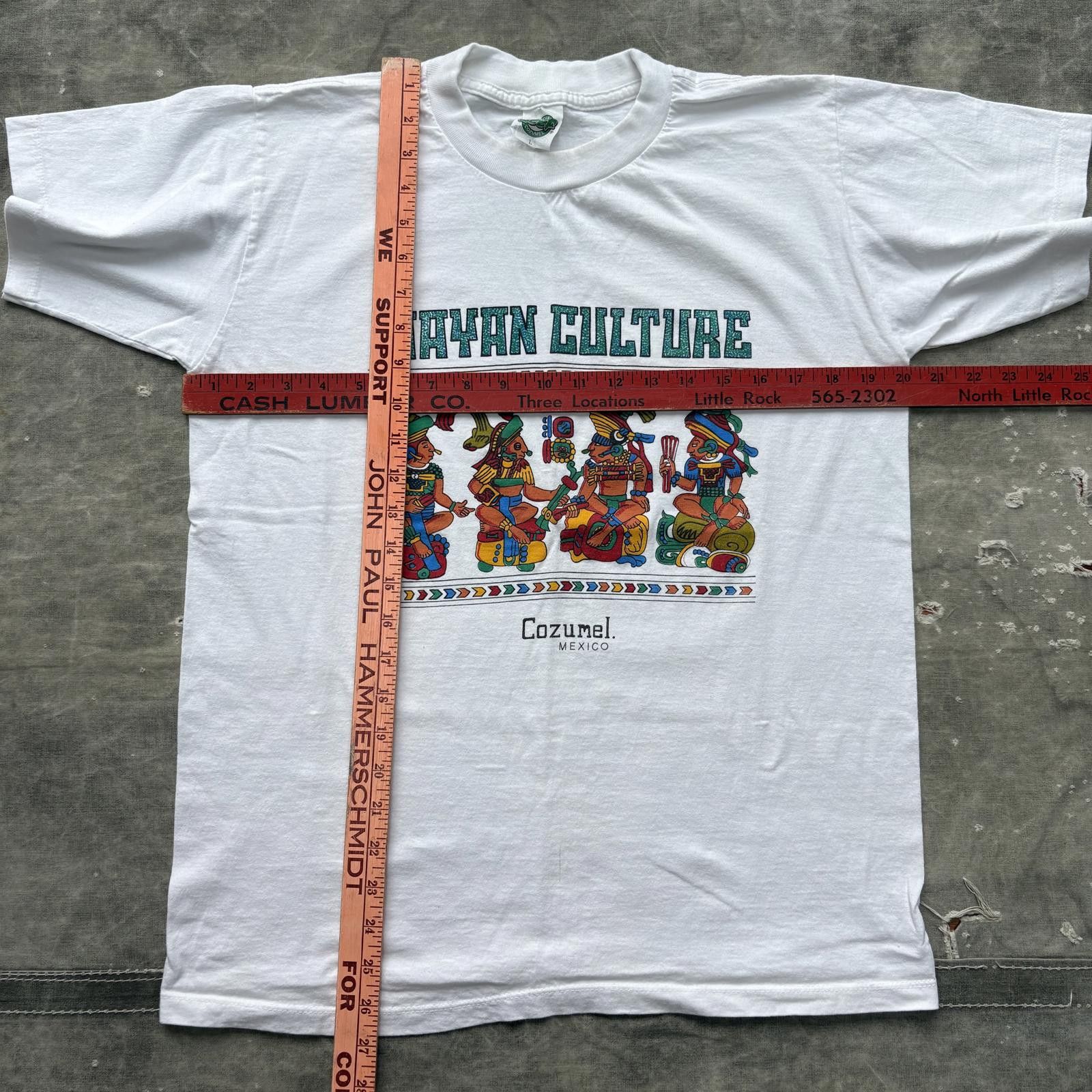 Vintage Vintage 90s Y2K Mayan Culture Aztec Cozumel Mexico Shirt Size US M / EU 48-50 / 2 - 4 Thumbnail