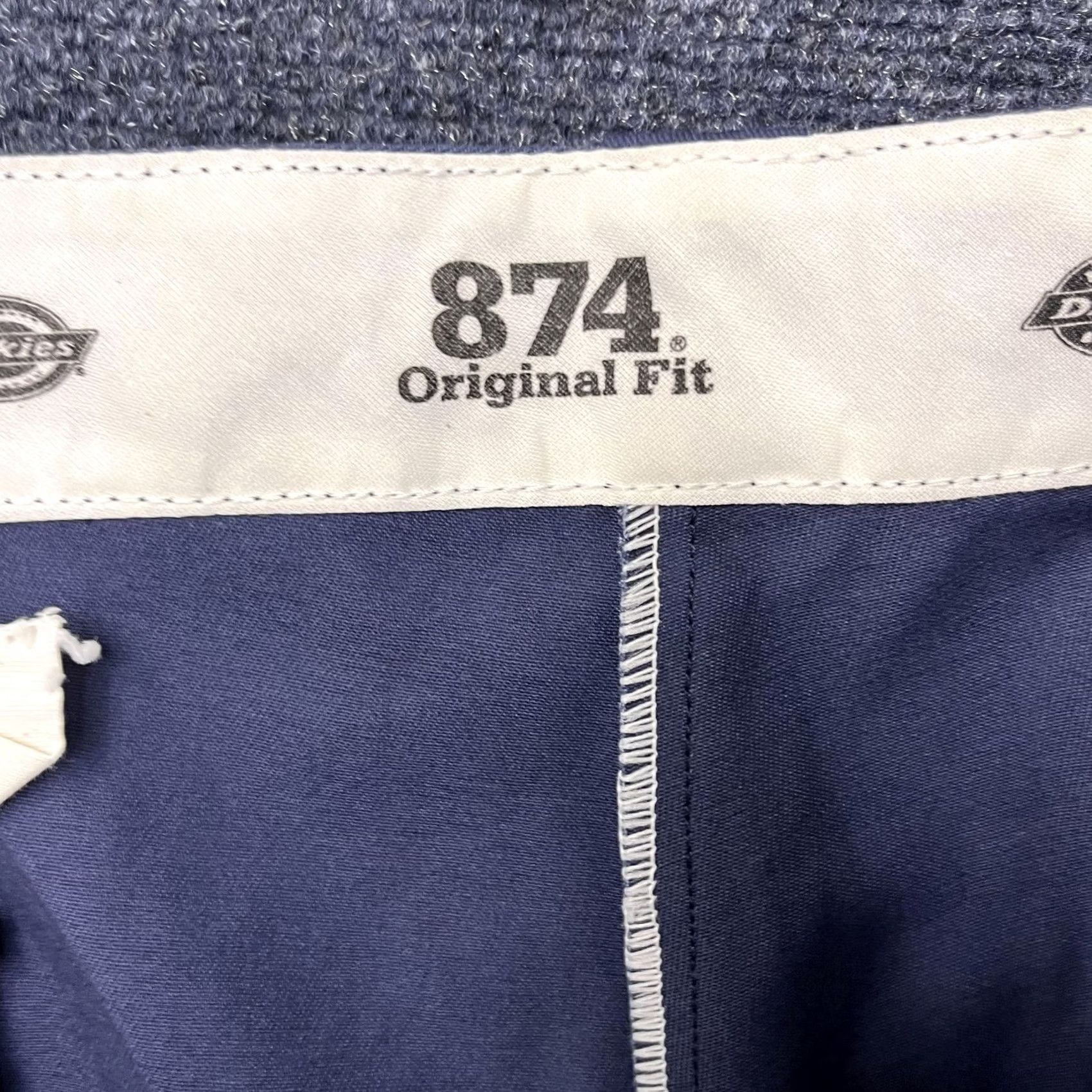 Dickies Dickies Pants Mens 44x30 Blue 874 Original Fit Work Chino Straight Leg Size US 44 / EU 60 - 5 Thumbnail